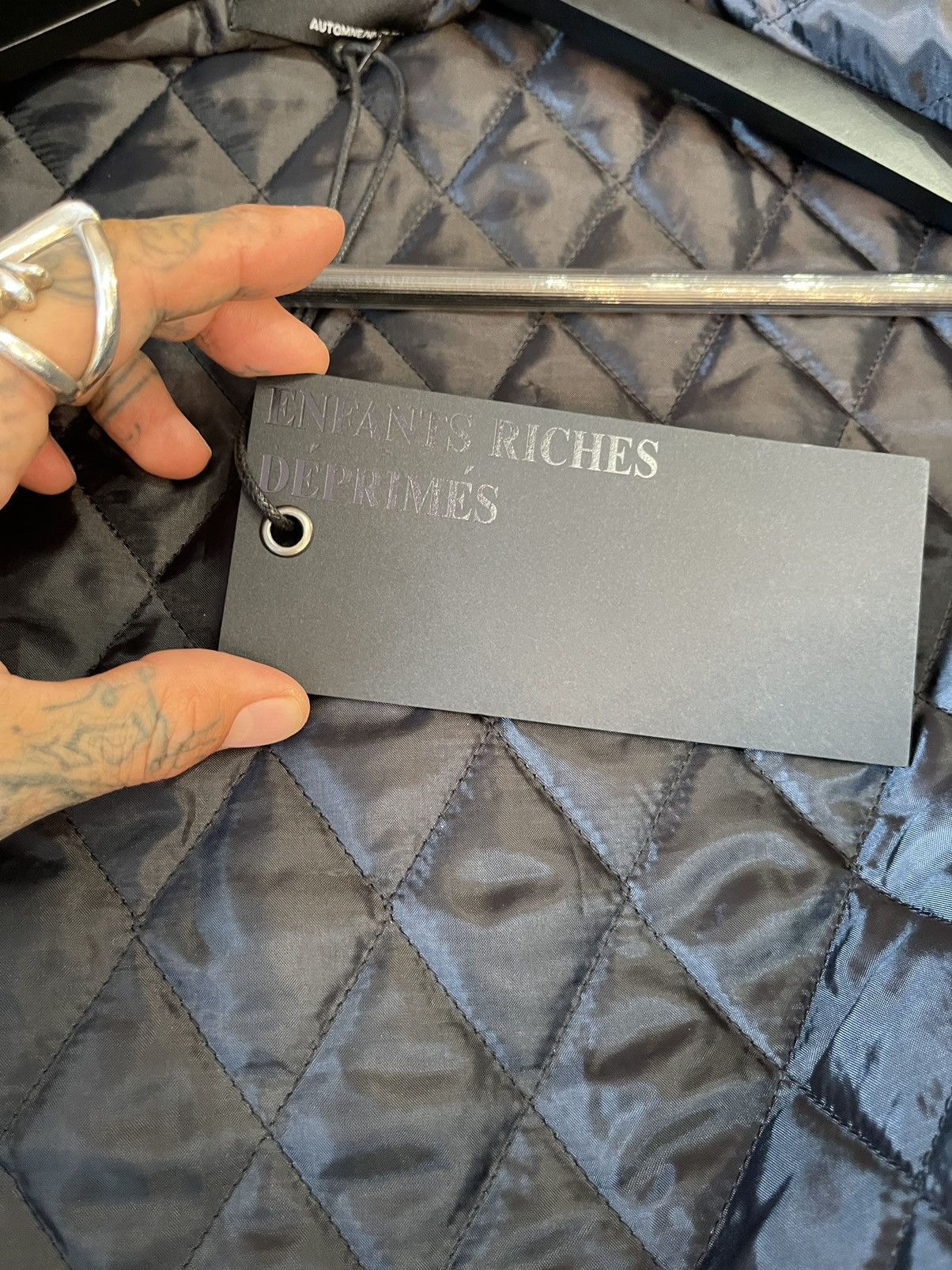 Enfants Riches Deprimes ERD BLACK BOMBER JACKET PUFFY Size US L / EU 52-54 / 3 - 8 Thumbnail
