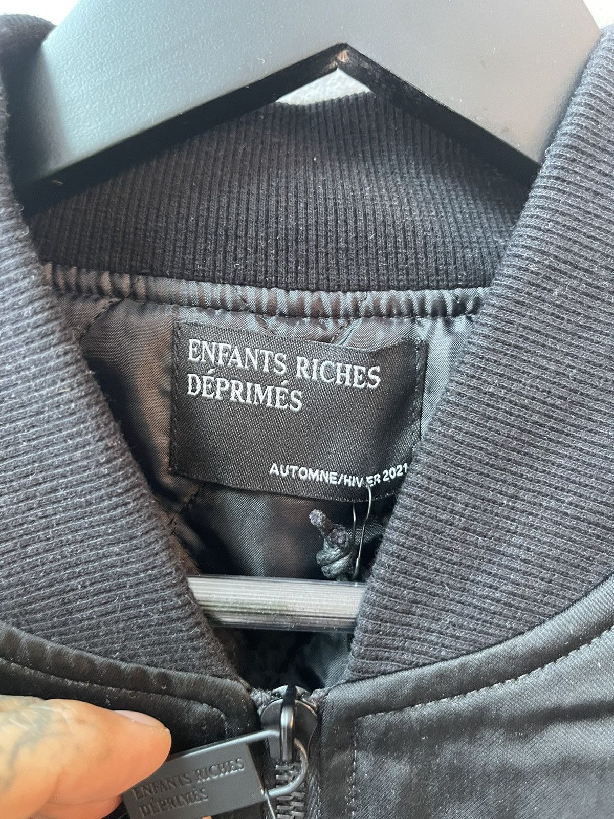 Enfants Riches Deprimes ERD BLACK BOMBER JACKET PUFFY Size US L / EU 52-54 / 3 - 4 Thumbnail