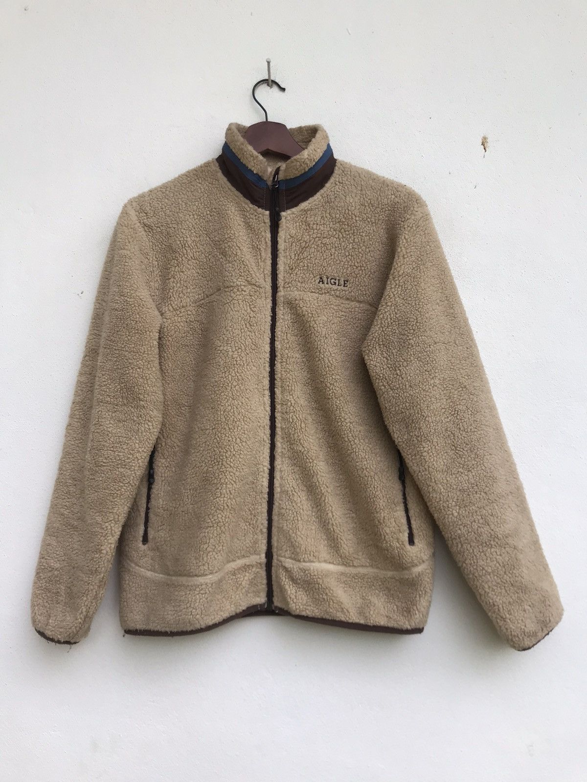 Aigle Vintage Aigle Sherpa Fleece Jacket Size US S / EU 44-46 / 1 - 5 Thumbnail