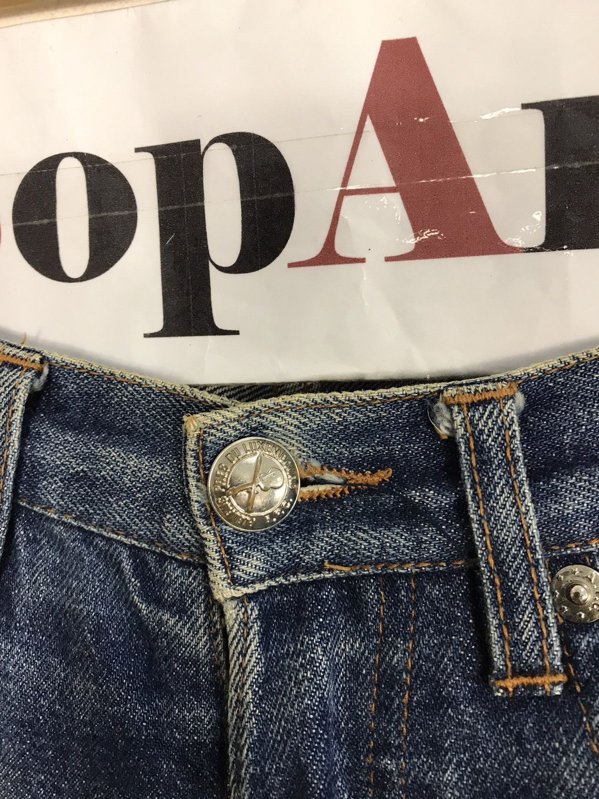 A.P.C. × Vintage A.P.C Rue De Fleurus Paris Selvedge Jeans Design Size US 28 / EU 44 - 8 Thumbnail
