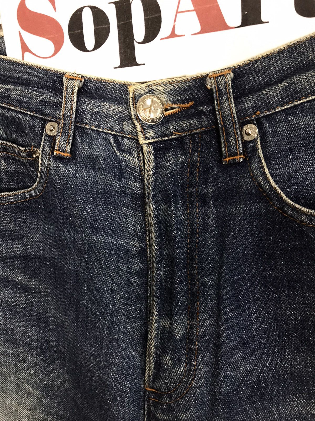A.P.C. × Vintage A.P.C Rue De Fleurus Paris Selvedge Jeans Design Size US 28 / EU 44 - 7 Thumbnail