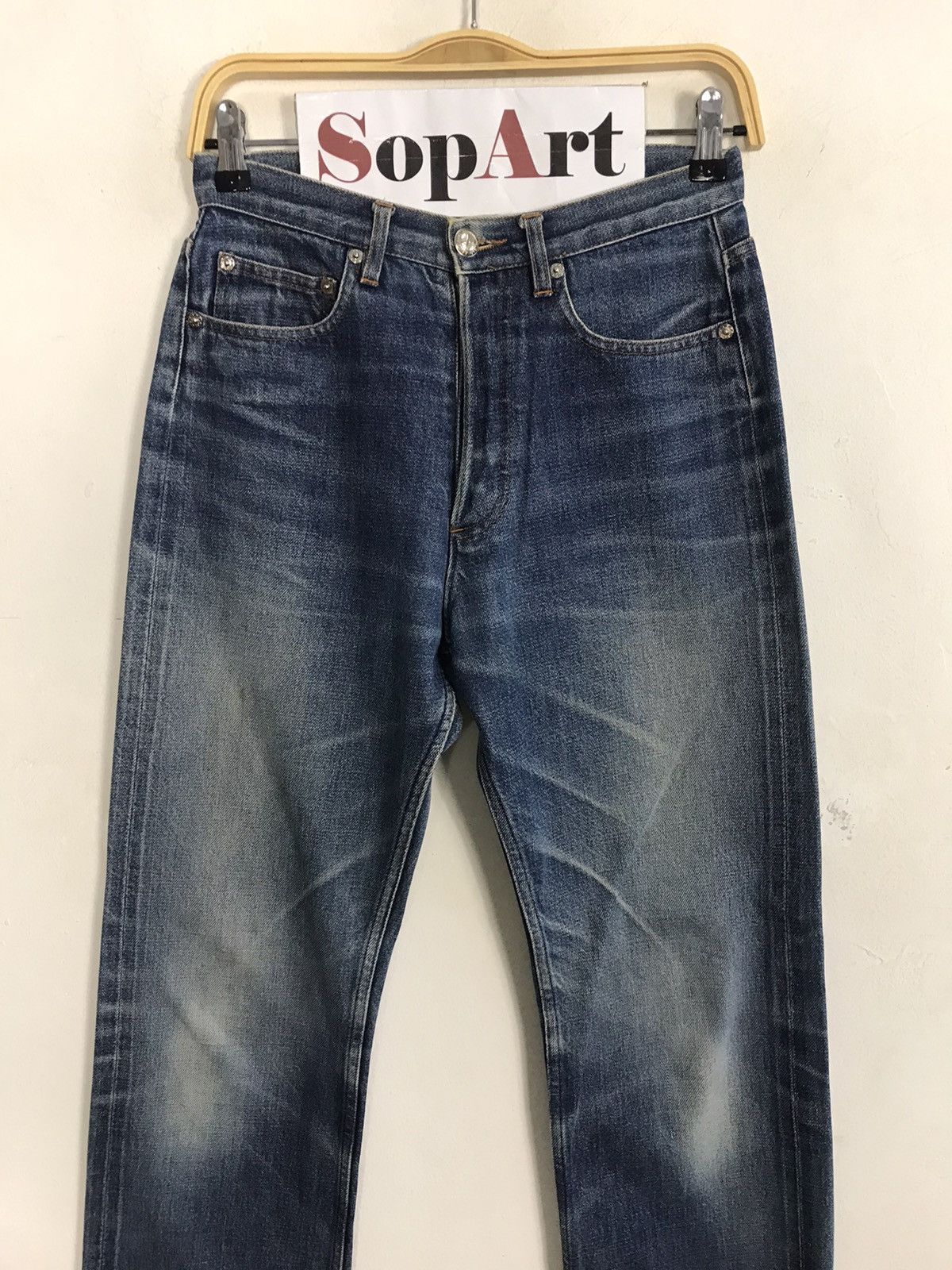 A.P.C. × Vintage A.P.C Rue De Fleurus Paris Selvedge Jeans Design Size US 28 / EU 44 - 3 Thumbnail