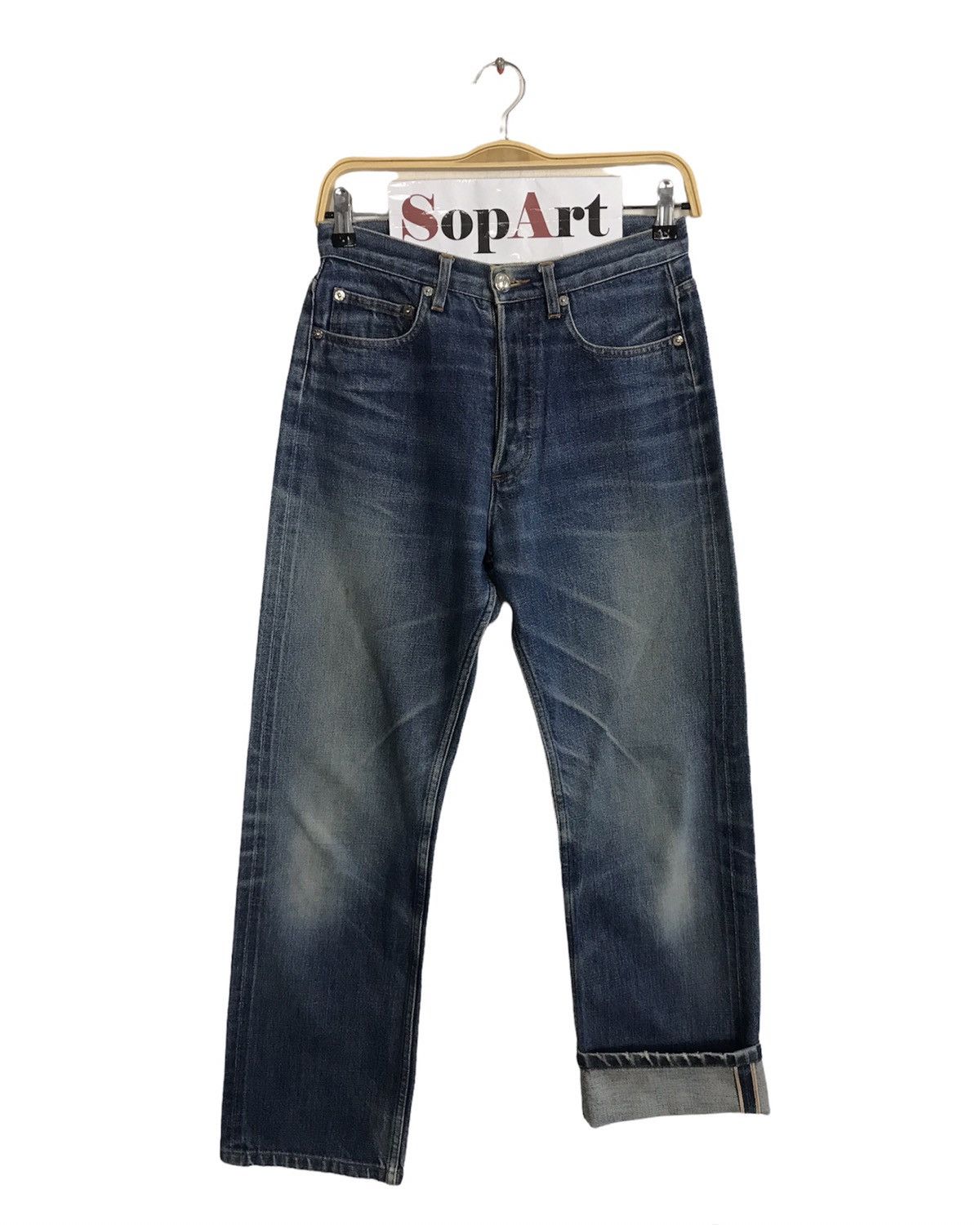 A.P.C. × Vintage A.P.C Rue De Fleurus Paris Selvedge Jeans Design Size US 28 / EU 44 - 1 Thumbnail