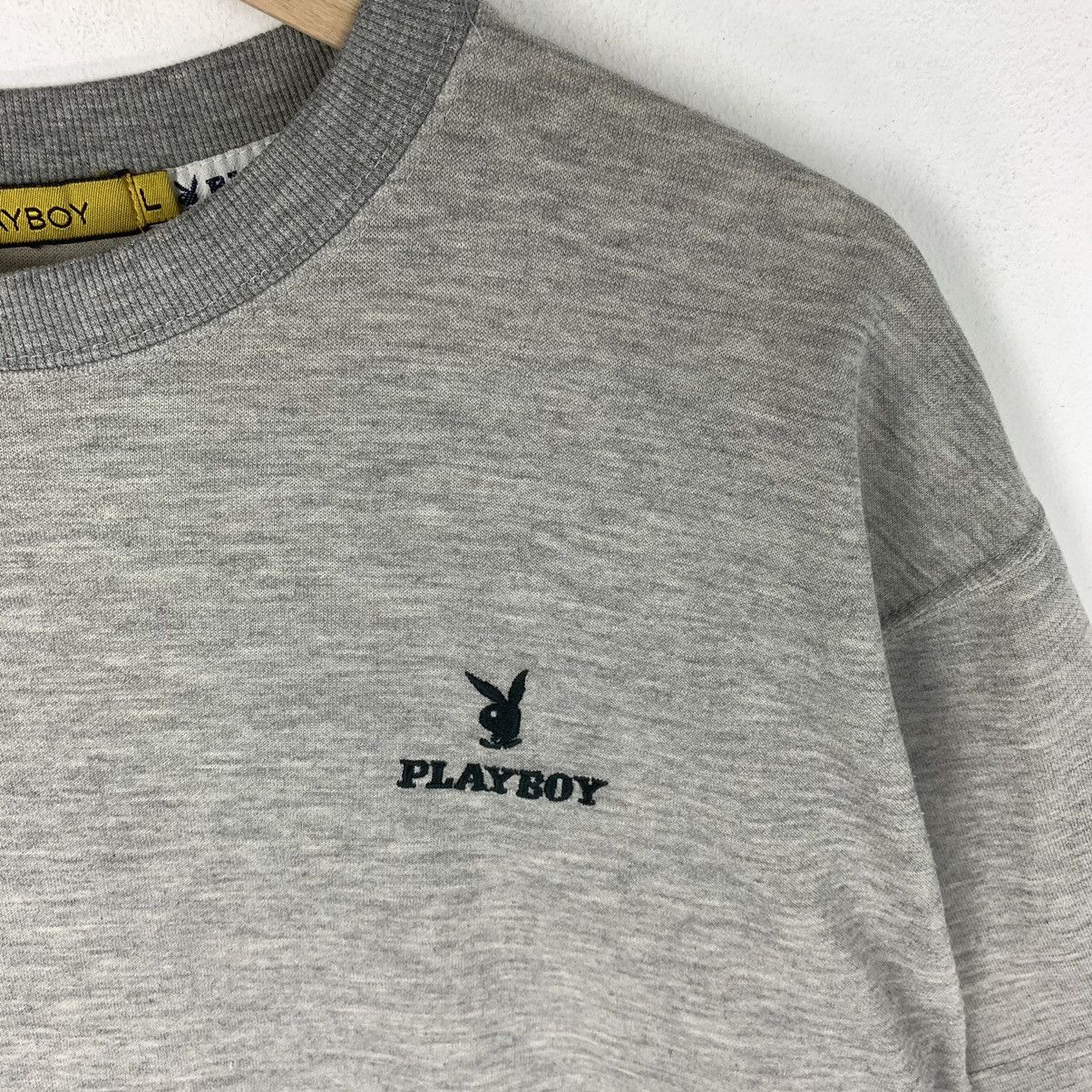 Playboy × Vintage Vintage Playboy Big Logo Embroidered Tshirt Size US L / EU 52-54 / 3 - 8 Thumbnail