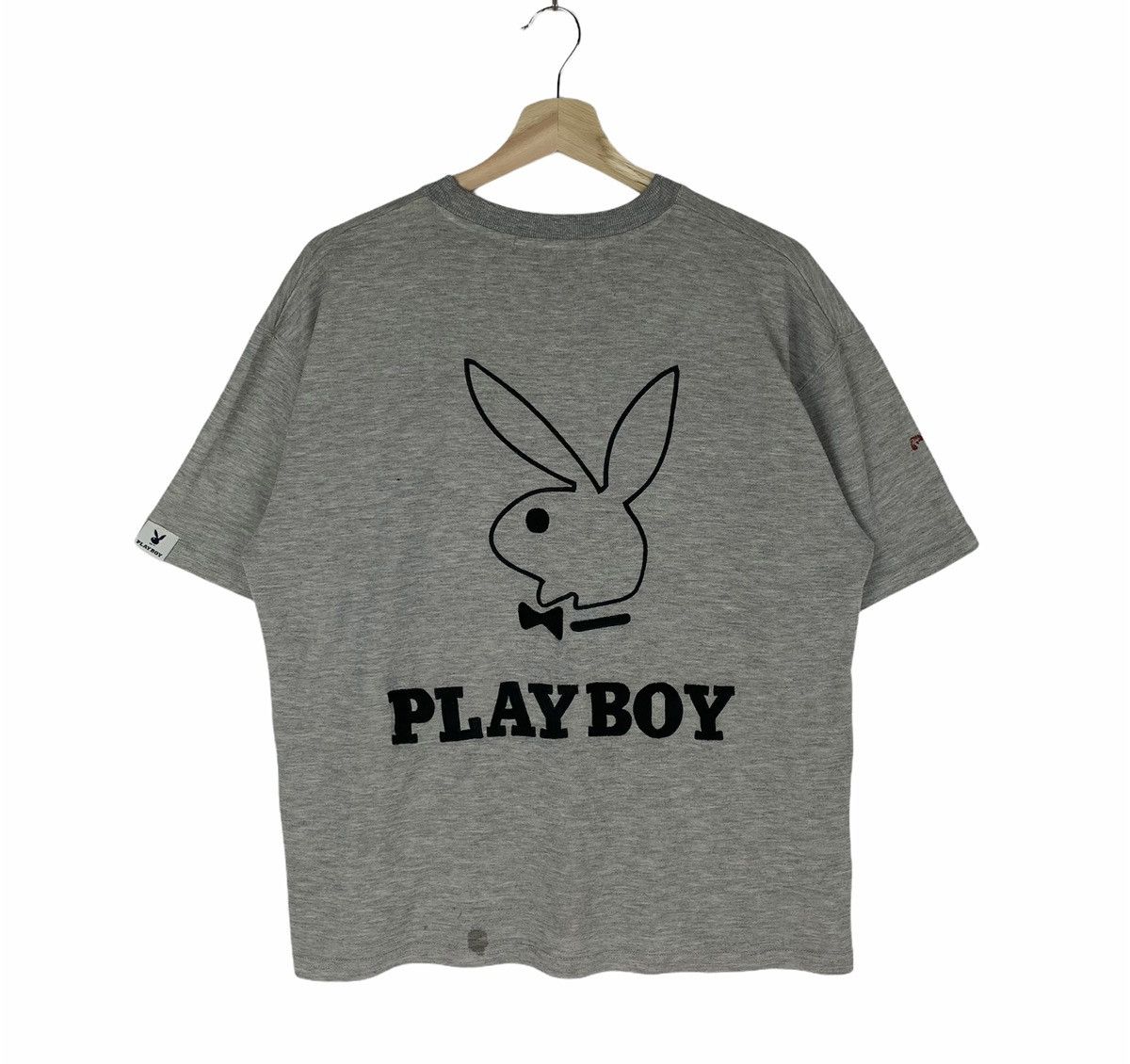Playboy × Vintage Vintage Playboy Big Logo Embroidered Tshirt Size US L / EU 52-54 / 3 - 1 Thumbnail