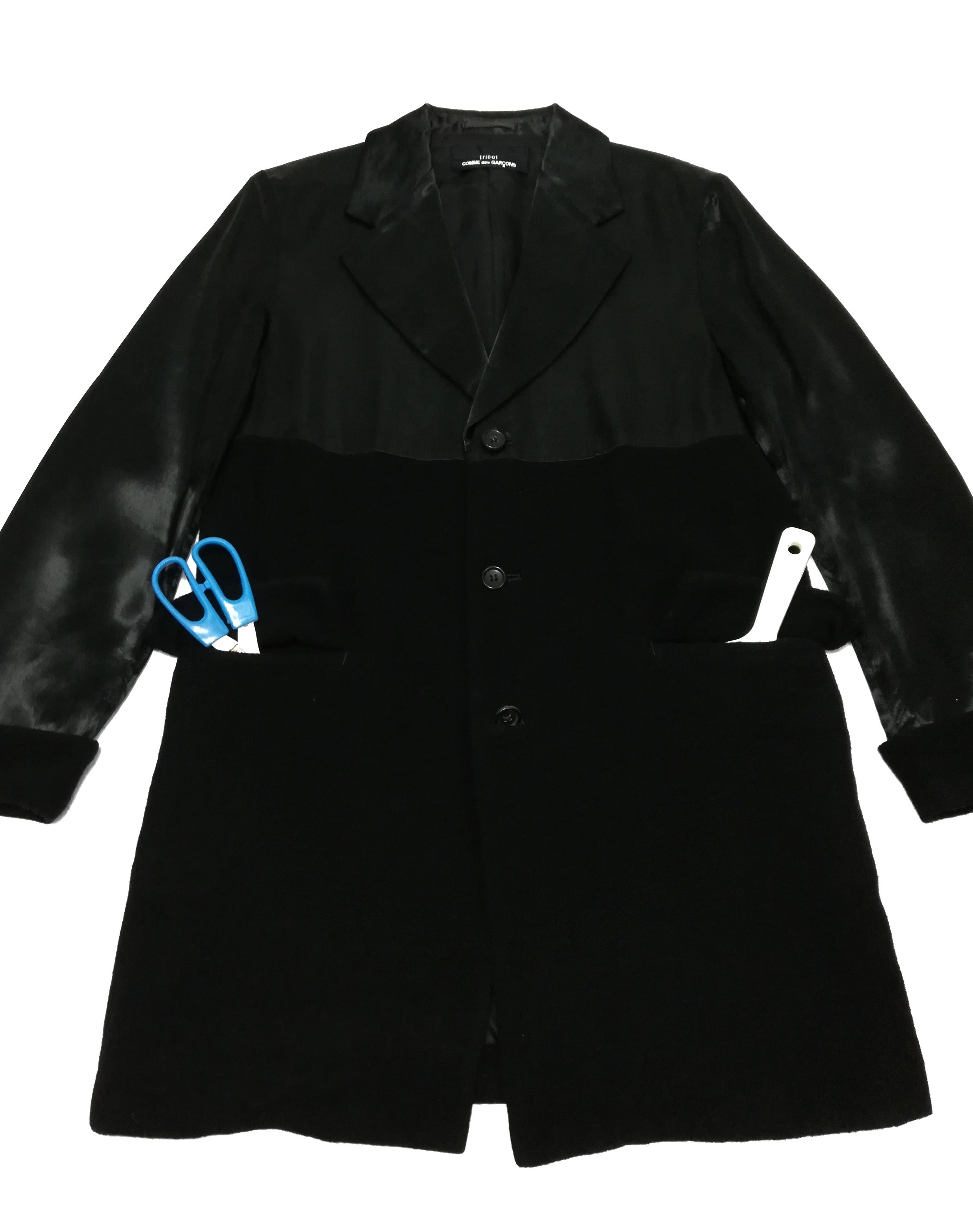 Comme des Garcons 🔥TCDG SS 95 Long Coat Wool / Nylon And Acetate / Rayon🔥 Size US XS / EU 42 / 0 - 2 Thumbnail