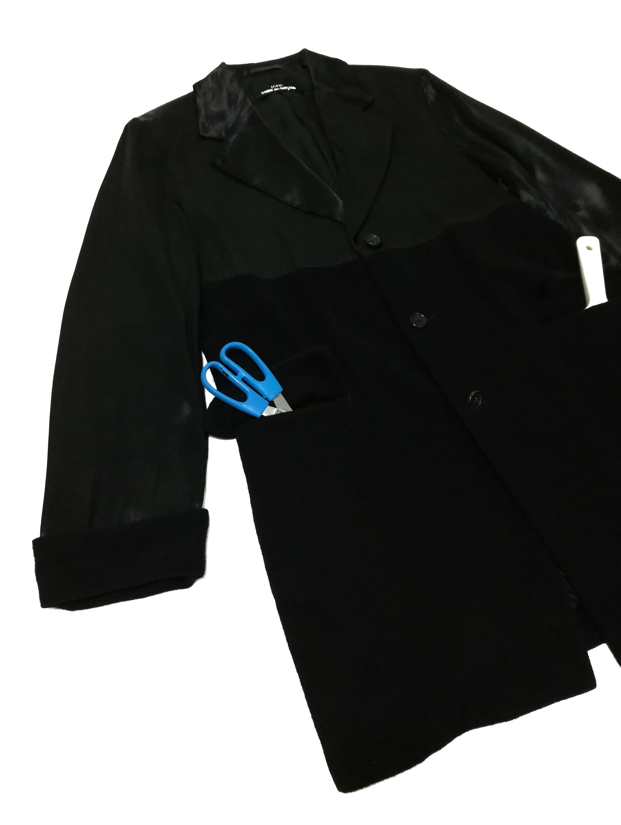Comme des Garcons 🔥TCDG SS 95 Long Coat Wool / Nylon And Acetate / Rayon🔥 Size US XS / EU 42 / 0 - 3 Thumbnail