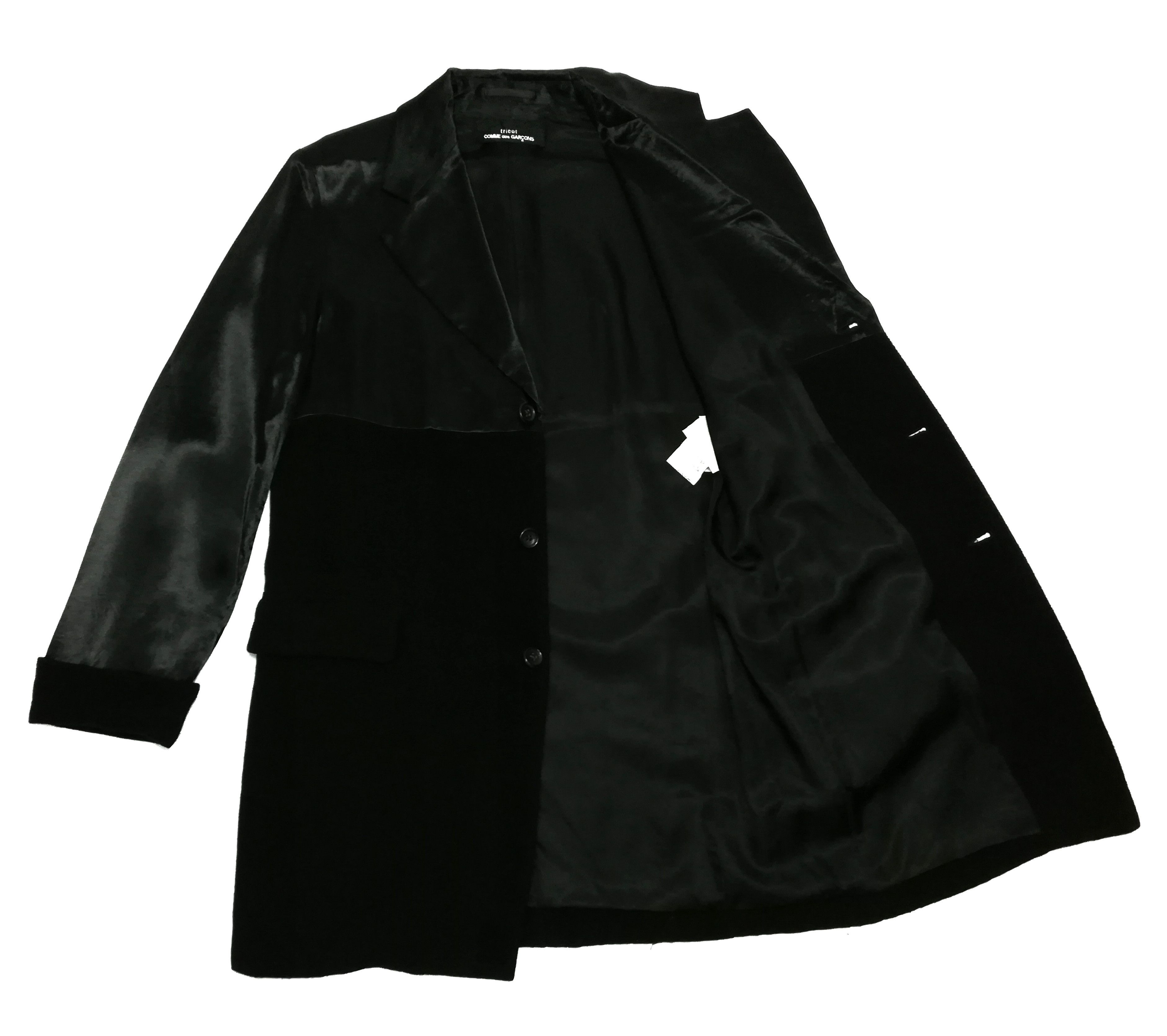 Comme des Garcons 🔥TCDG SS 95 Long Coat Wool / Nylon And Acetate / Rayon🔥 Size US XS / EU 42 / 0 - 5 Thumbnail