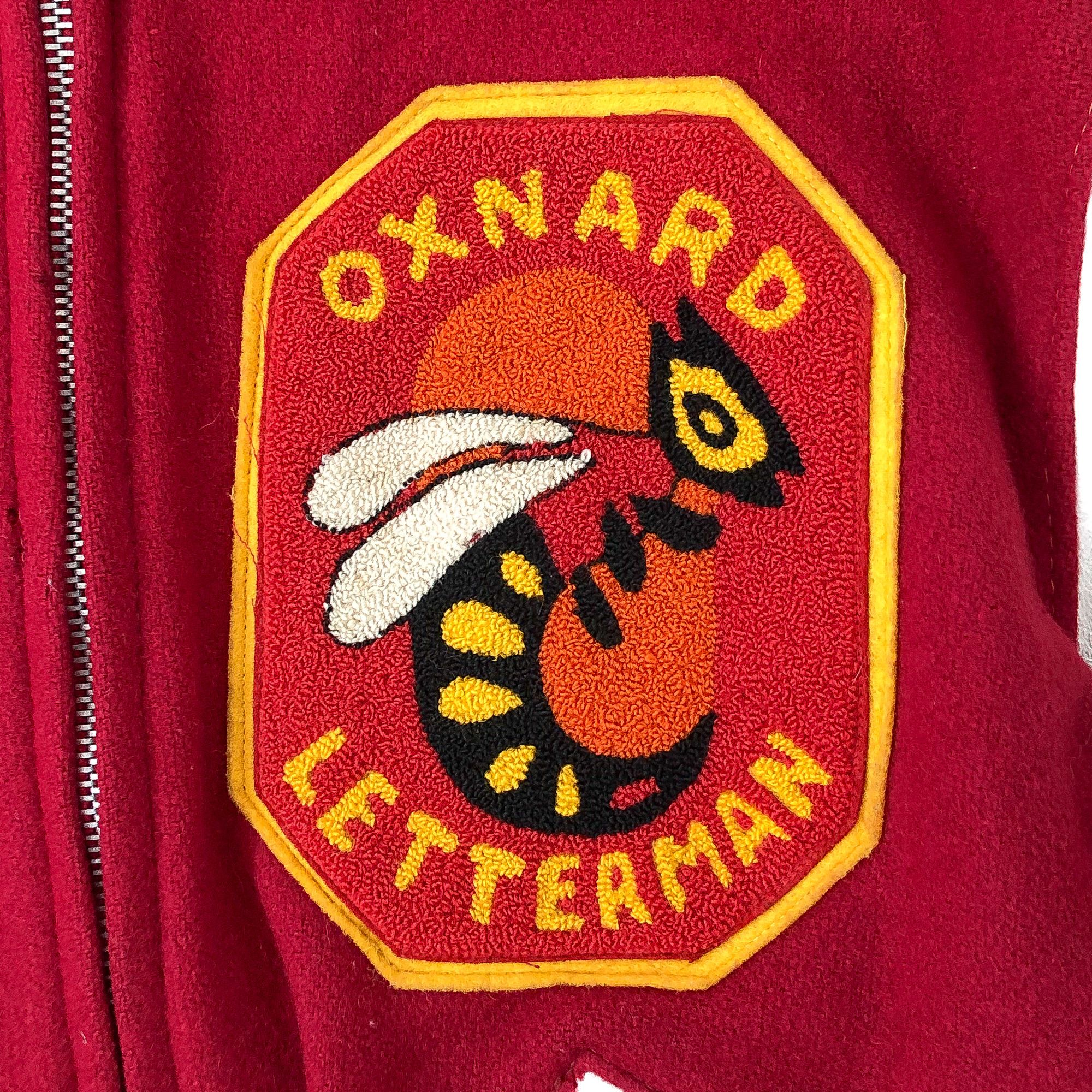 Vintage 60s Boxy Sun Faded 'Oxnard' Varsity Jacket Size US L / EU 52-54 / 3 - 5 Thumbnail