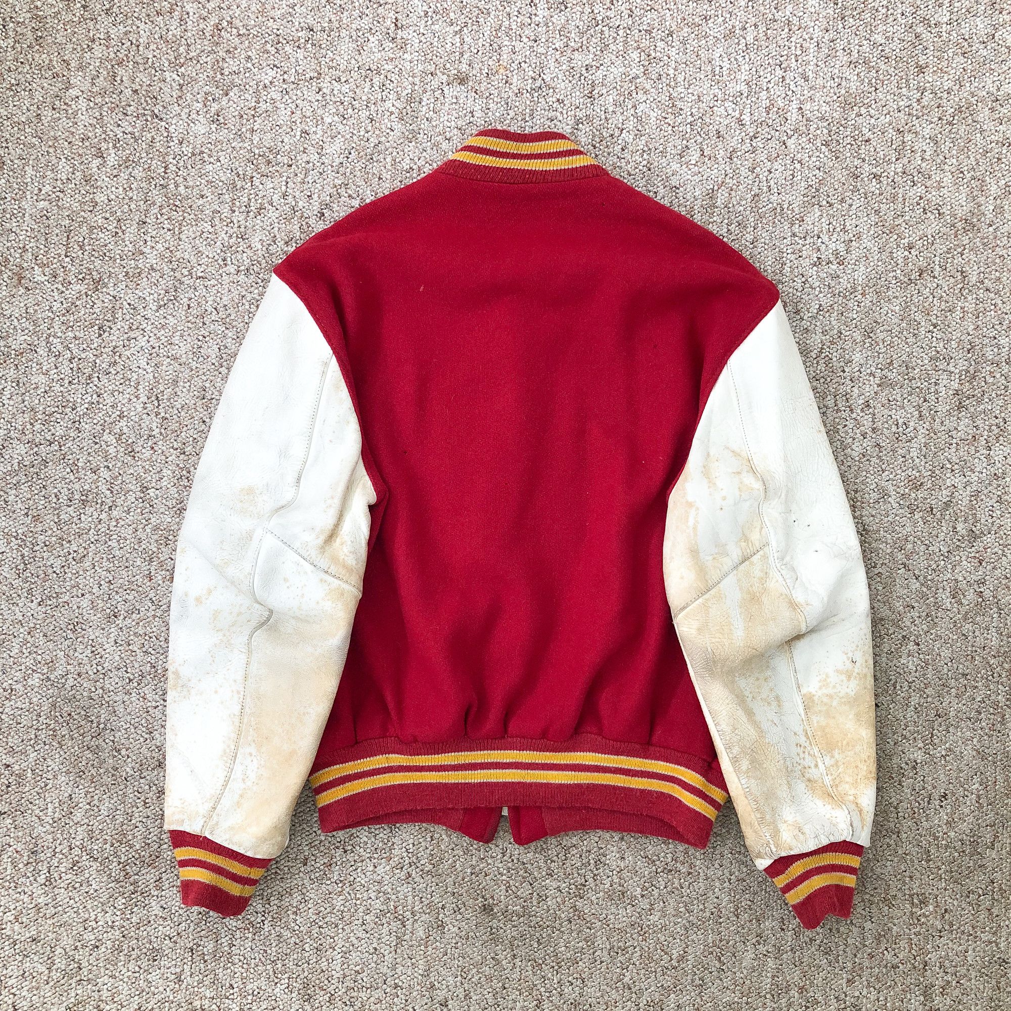 Vintage 60s Boxy Sun Faded 'Oxnard' Varsity Jacket Size US L / EU 52-54 / 3 - 7 Thumbnail