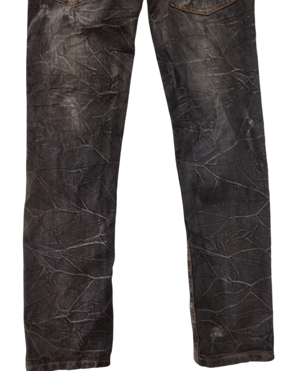 Japanese Brand Japanese Nylaus Clothing Double Waist Jeans Size US 31 - 3 Thumbnail