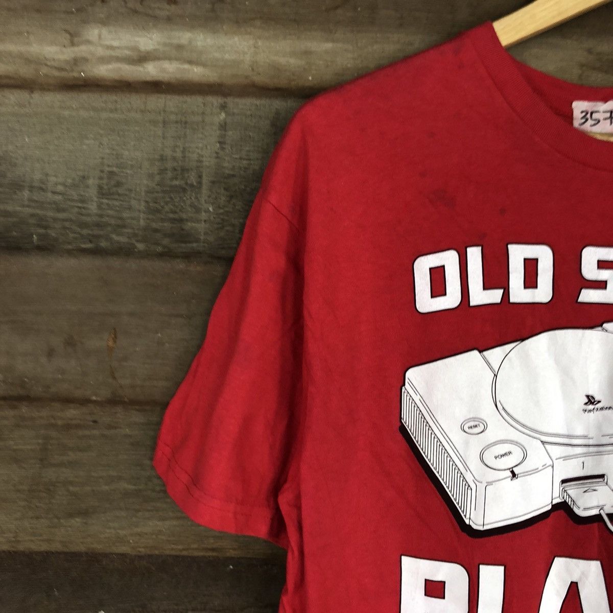 Playstation Playstation ps2 old school vintage Red tee #3571 Size US L / EU 52-54 / 3 - 5 Thumbnail
