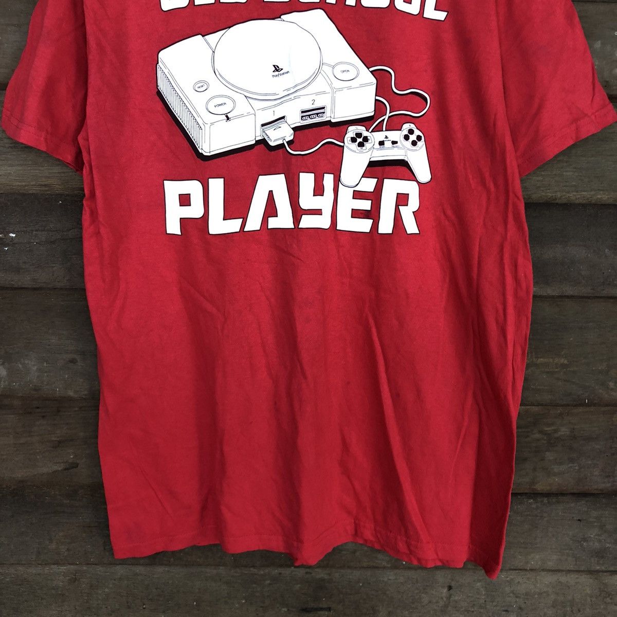 Playstation Playstation ps2 old school vintage Red tee #3571 Size US L / EU 52-54 / 3 - 6 Thumbnail