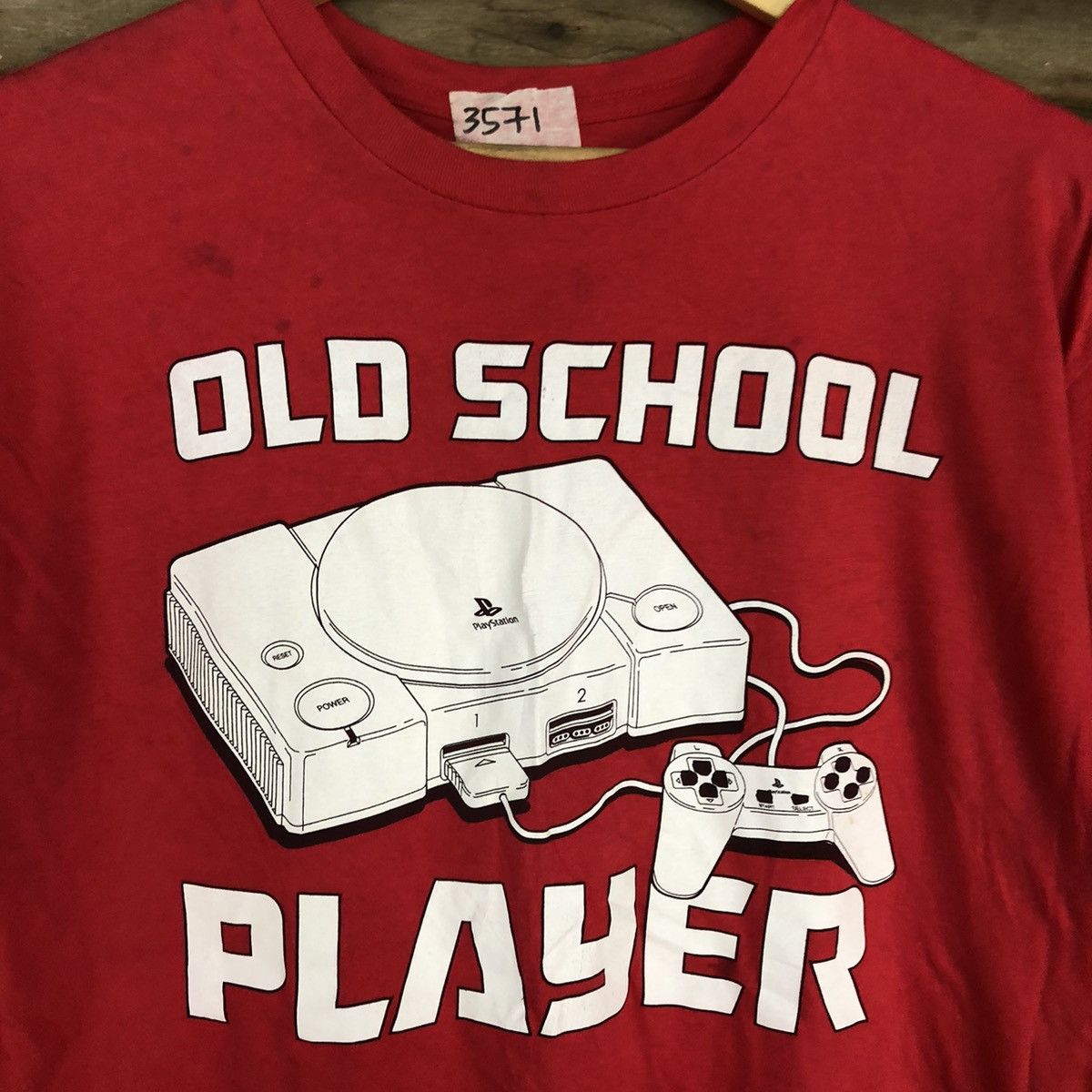 Playstation Playstation ps2 old school vintage Red tee #3571 Size US L / EU 52-54 / 3 - 8 Thumbnail