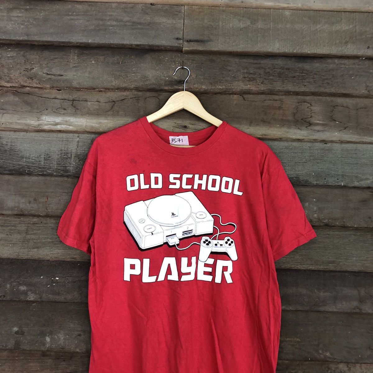 Playstation Playstation ps2 old school vintage Red tee #3571 Size US L / EU 52-54 / 3 - 2 Thumbnail