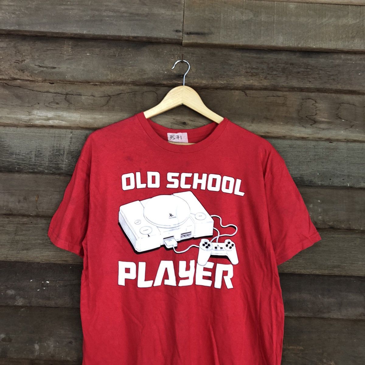 Playstation Playstation ps2 old school vintage Red tee #3571 Size US L / EU 52-54 / 3 - 7 Thumbnail