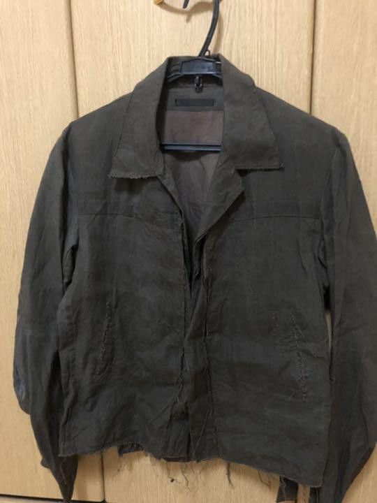 Yohji Yamamoto Distressed Bondage Linen Jacket Size US L / EU 52-54 / 3 - 1 Thumbnail