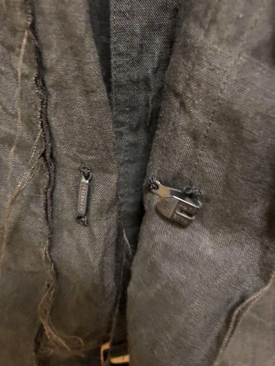 Yohji Yamamoto Distressed Bondage Linen Jacket Size US L / EU 52-54 / 3 - 7 Thumbnail