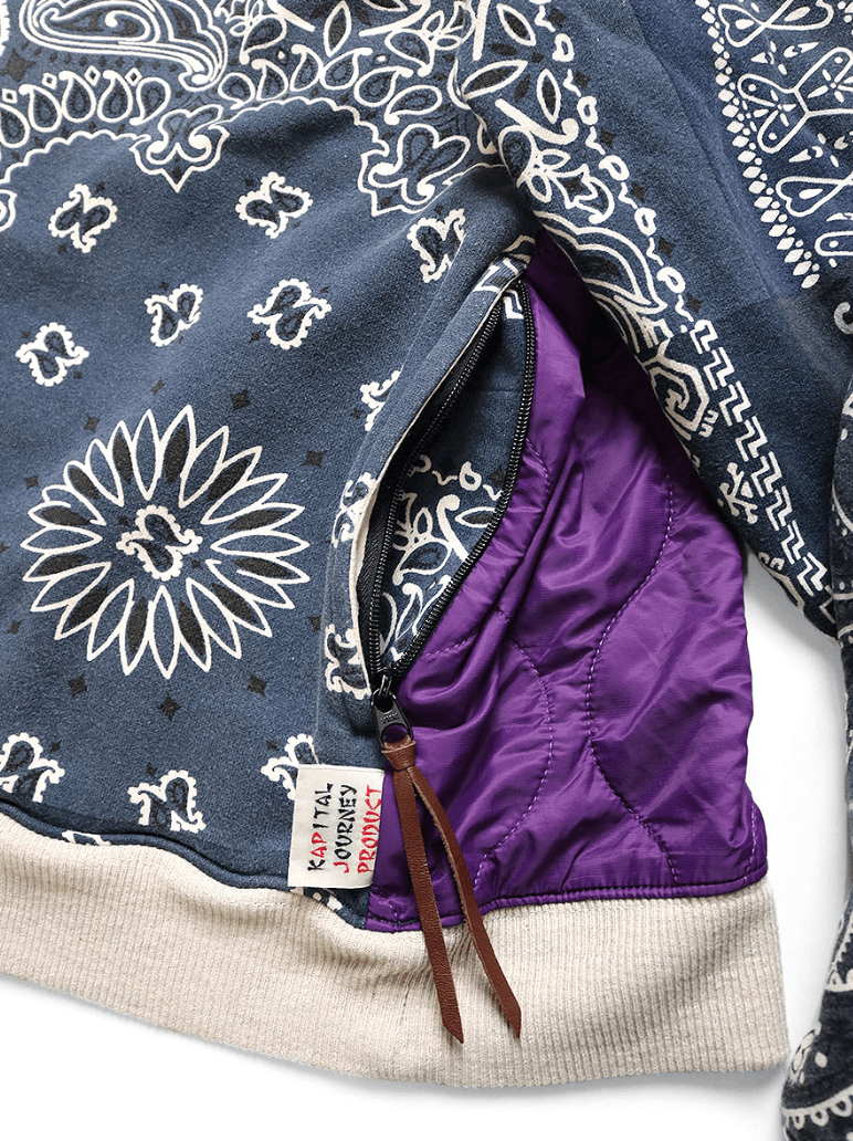 Kapital × Kapital Kountry KAPITAL Fleece bandana pattern BIG sweatshirt Size US L / EU 52-54 / 3 - 5 Thumbnail