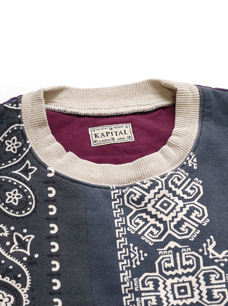 Kapital × Kapital Kountry KAPITAL Fleece bandana pattern BIG sweatshirt Size US L / EU 52-54 / 3 - 3 Thumbnail