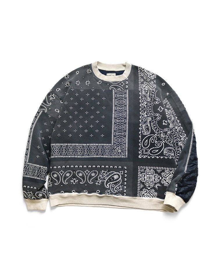 Kapital × Kapital Kountry KAPITAL Fleece bandana pattern BIG sweatshirt Size US S / EU 44-46 / 1 - 1 Thumbnail