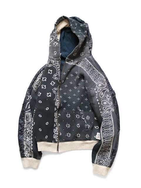 Kapital × Kapital Kountry KAPITAL KOUNTRY FLEECE KNIT BANDANA BIVOUAC HOODED BLOUSON Size US L / EU 52-54 / 3 - 1 Thumbnail