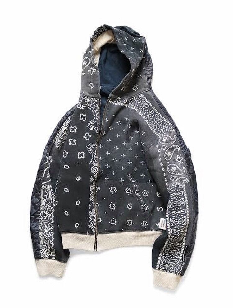 Kapital × Kapital Kountry KAPITAL KOUNTRY FLEECE KNIT BANDANA BIVOUAC HOODED BLOUSON Size US XL / EU 56 / 4 - 1 Thumbnail