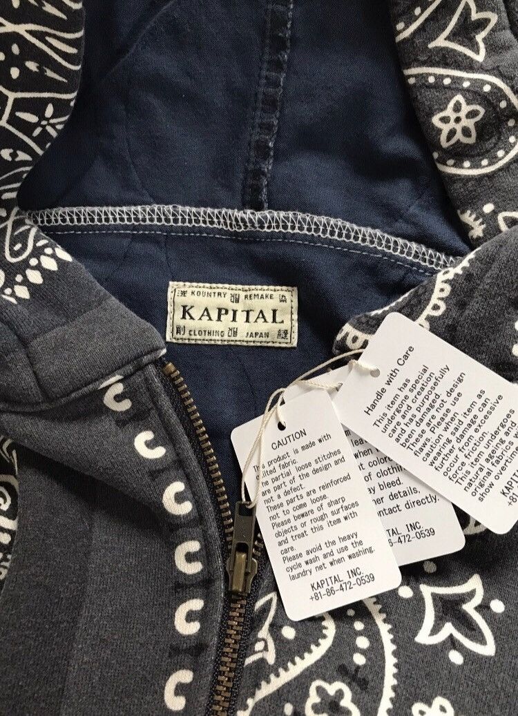 Kapital × Kapital Kountry KAPITAL KOUNTRY FLEECE KNIT BANDANA BIVOUAC HOODED BLOUSON Size US XL / EU 56 / 4 - 4 Thumbnail