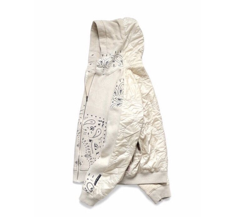 Kapital × Kapital Kountry KAPITAL FLEECE KNIT BANDANA BIVOUAC HOODED BLOUSON NATURAL Size US M / EU 48-50 / 2 - 3 Thumbnail
