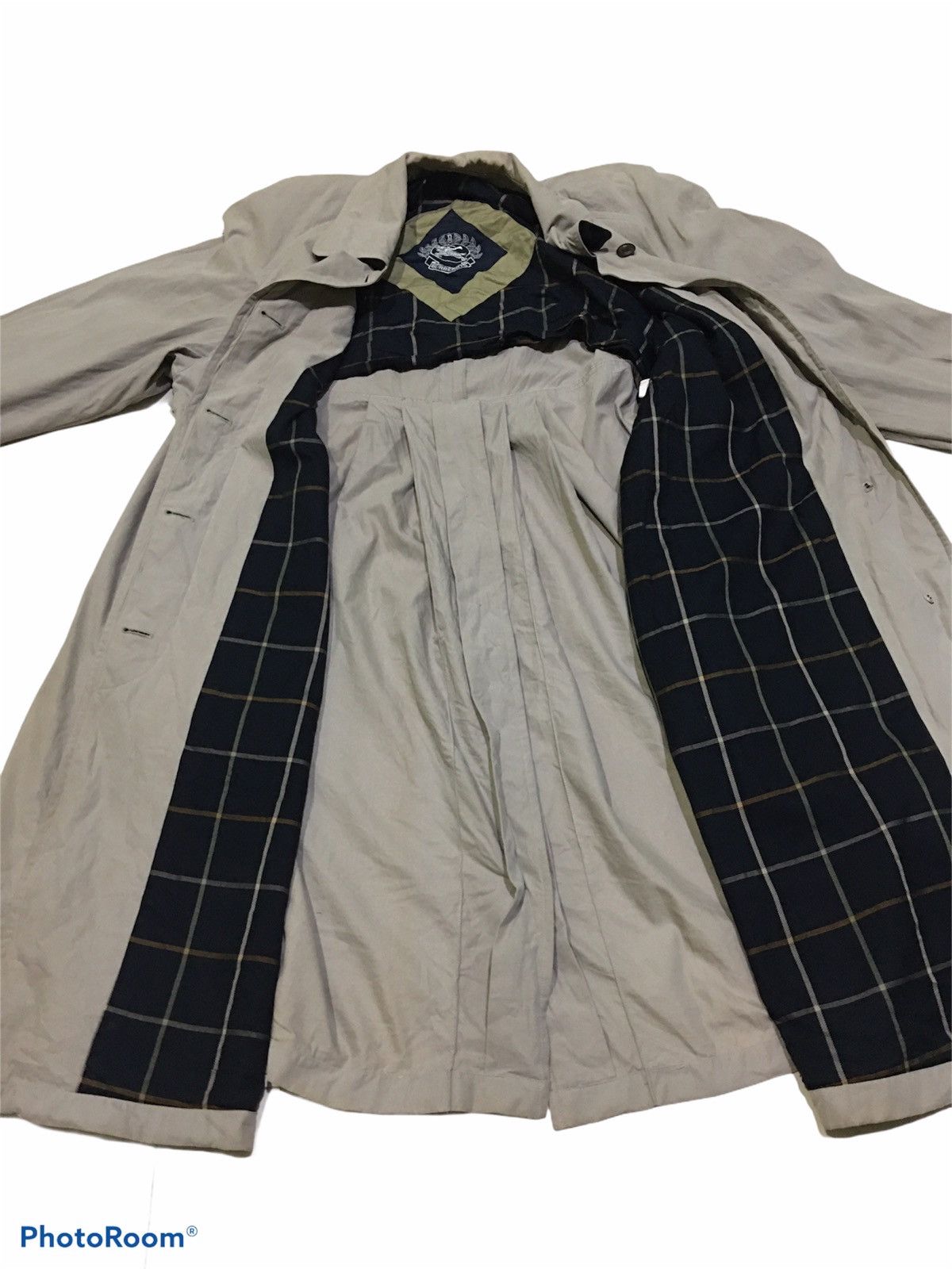 Burberry × Vintage Vintage Burberrys Trench Coat nova check inside jacket Size US L / EU 52-54 / 3 - 4 Thumbnail
