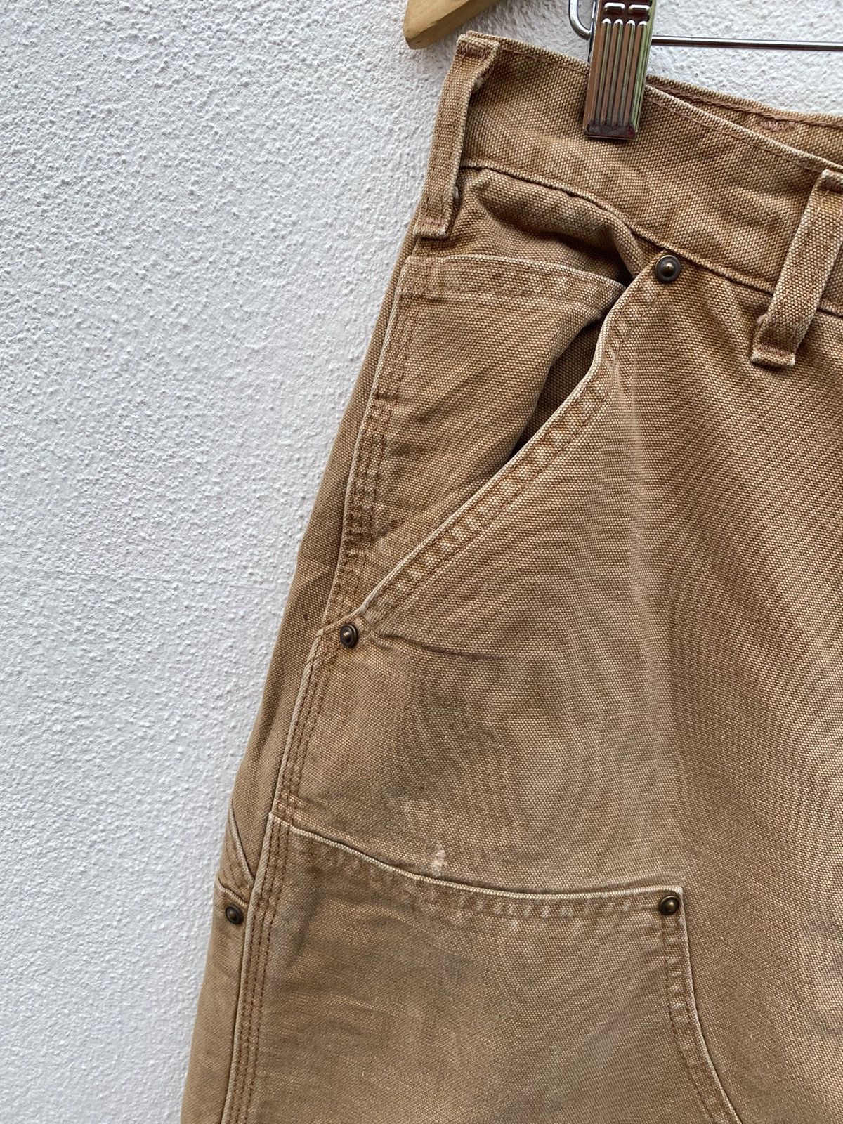 Carhartt × Vintage Vintage Carhartt Double knee Carpenter Dungaree cargo pants Size US 32 / EU 48 - 6 Thumbnail