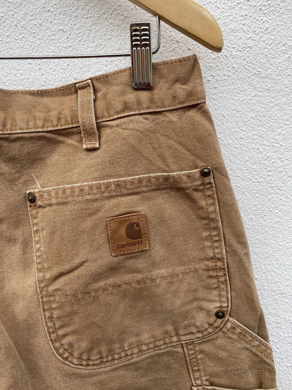 Carhartt × Vintage Vintage Carhartt Double knee Carpenter Dungaree cargo pants Size US 32 / EU 48 - 9 Thumbnail