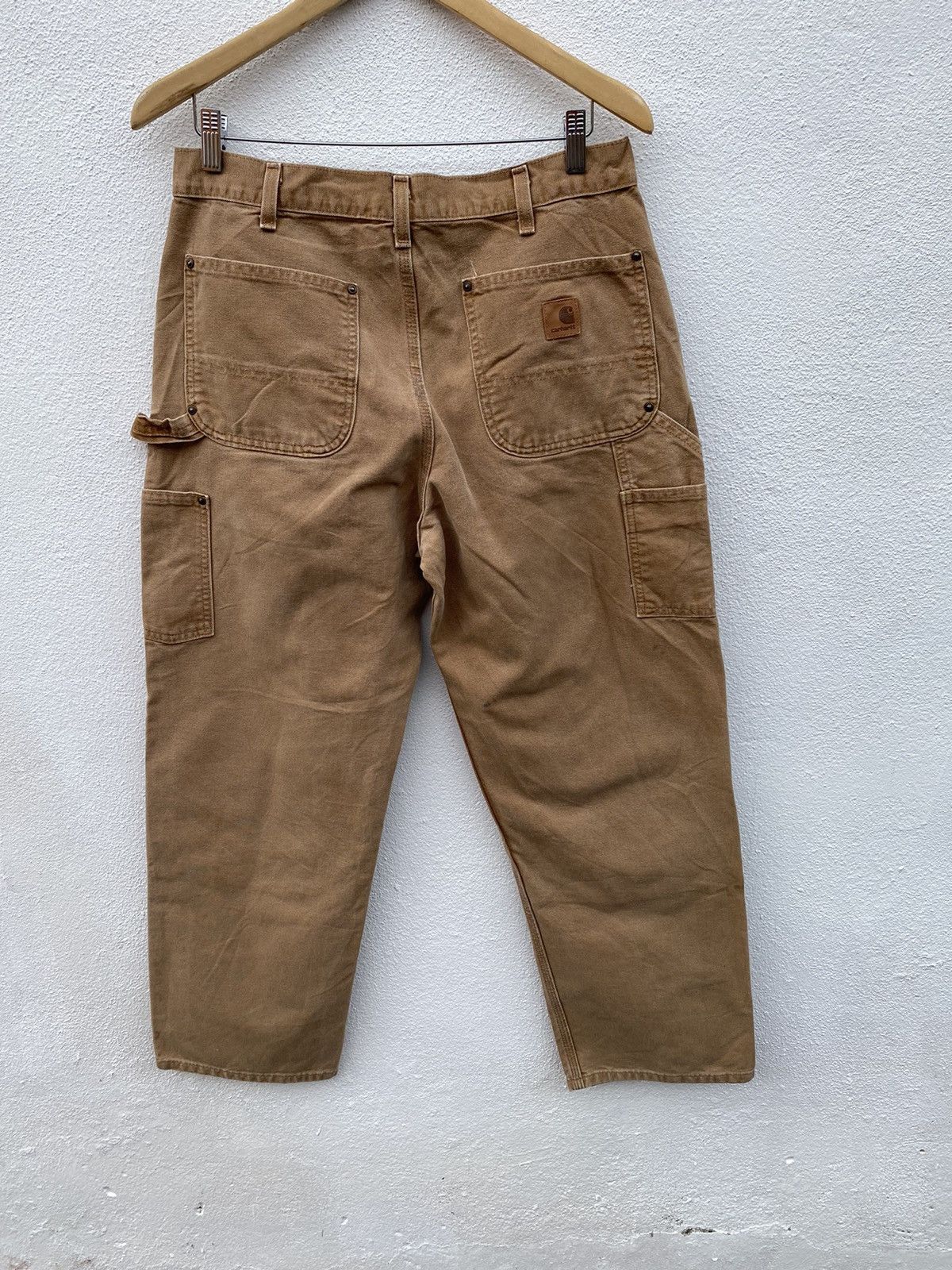 Carhartt × Vintage Vintage Carhartt Double knee Carpenter Dungaree cargo pants Size US 32 / EU 48 - 7 Thumbnail
