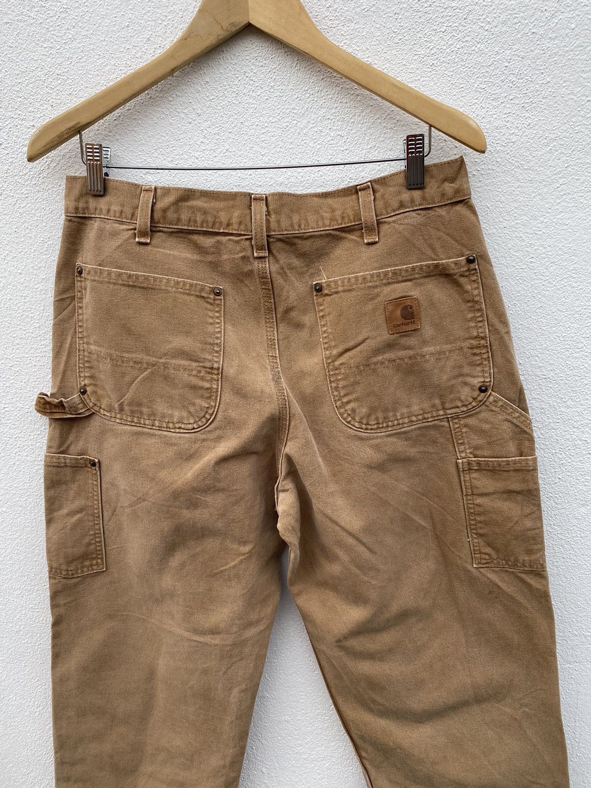 Carhartt × Vintage Vintage Carhartt Double knee Carpenter Dungaree cargo pants Size US 32 / EU 48 - 8 Thumbnail