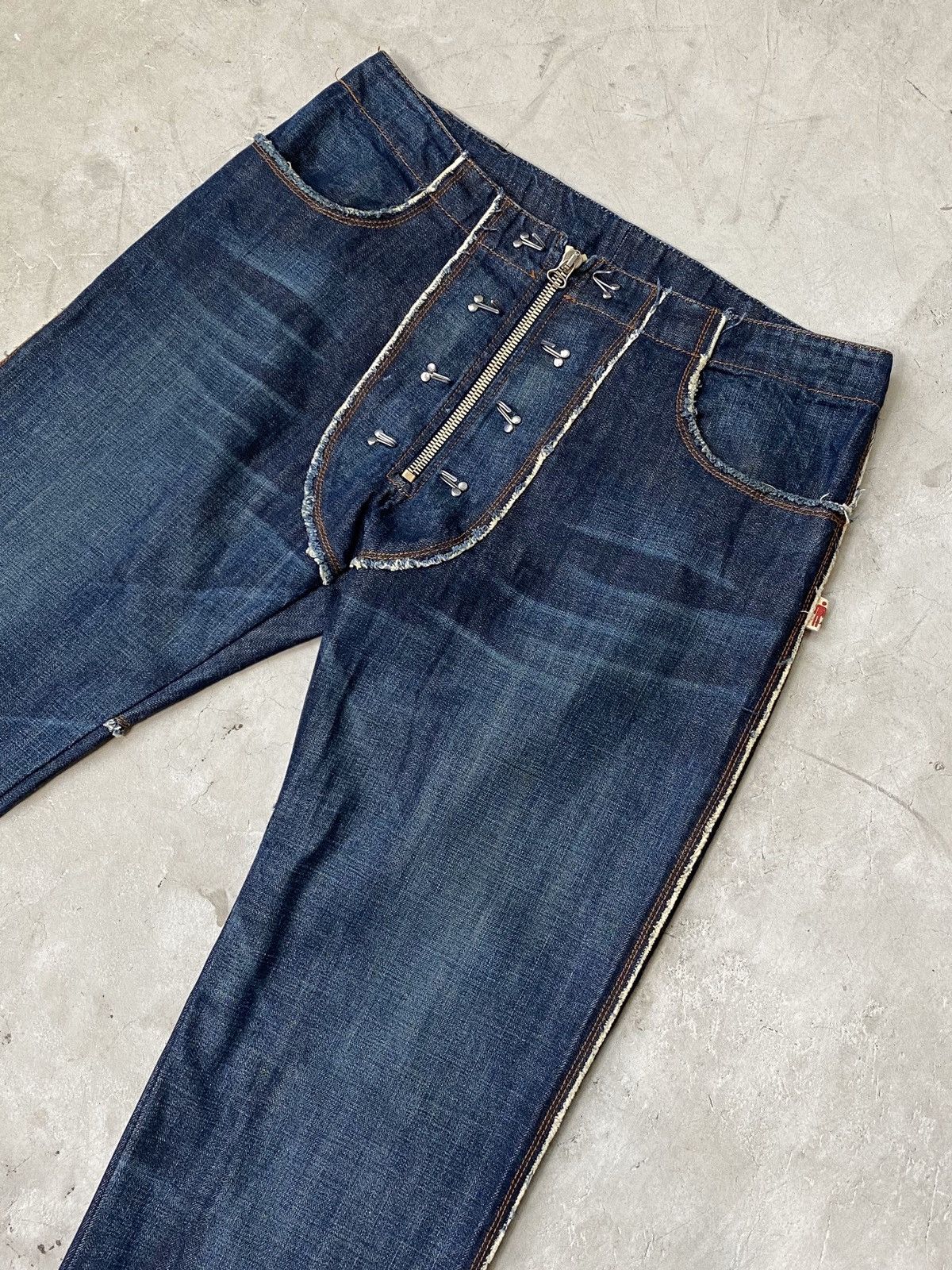 Jean Paul Gaultier Jean Paul Gaultier Vintage Frayed Denims Size US 32 / EU 48 - 2 Thumbnail