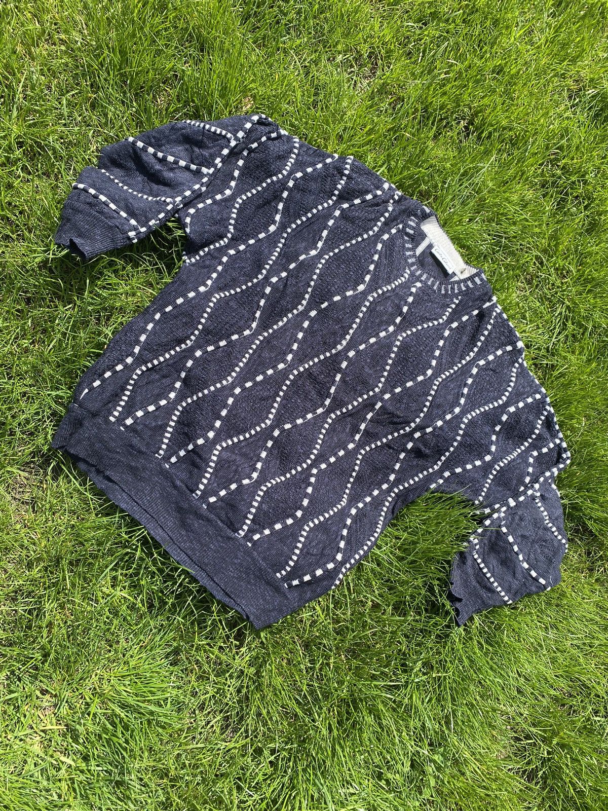 Carlo Colucci × Coogi × Vintage Carlo Colucci Vintage Rare Sweater Knitwear 3D Coogi Size US XL / EU 56 / 4 - 1 Thumbnail