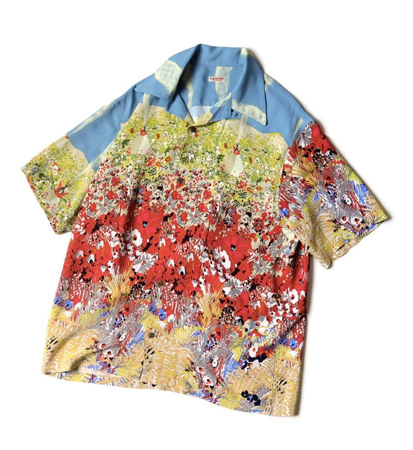 Image of Kapital Rayon Nava Holland Aloha Shirts Size 4, Men's