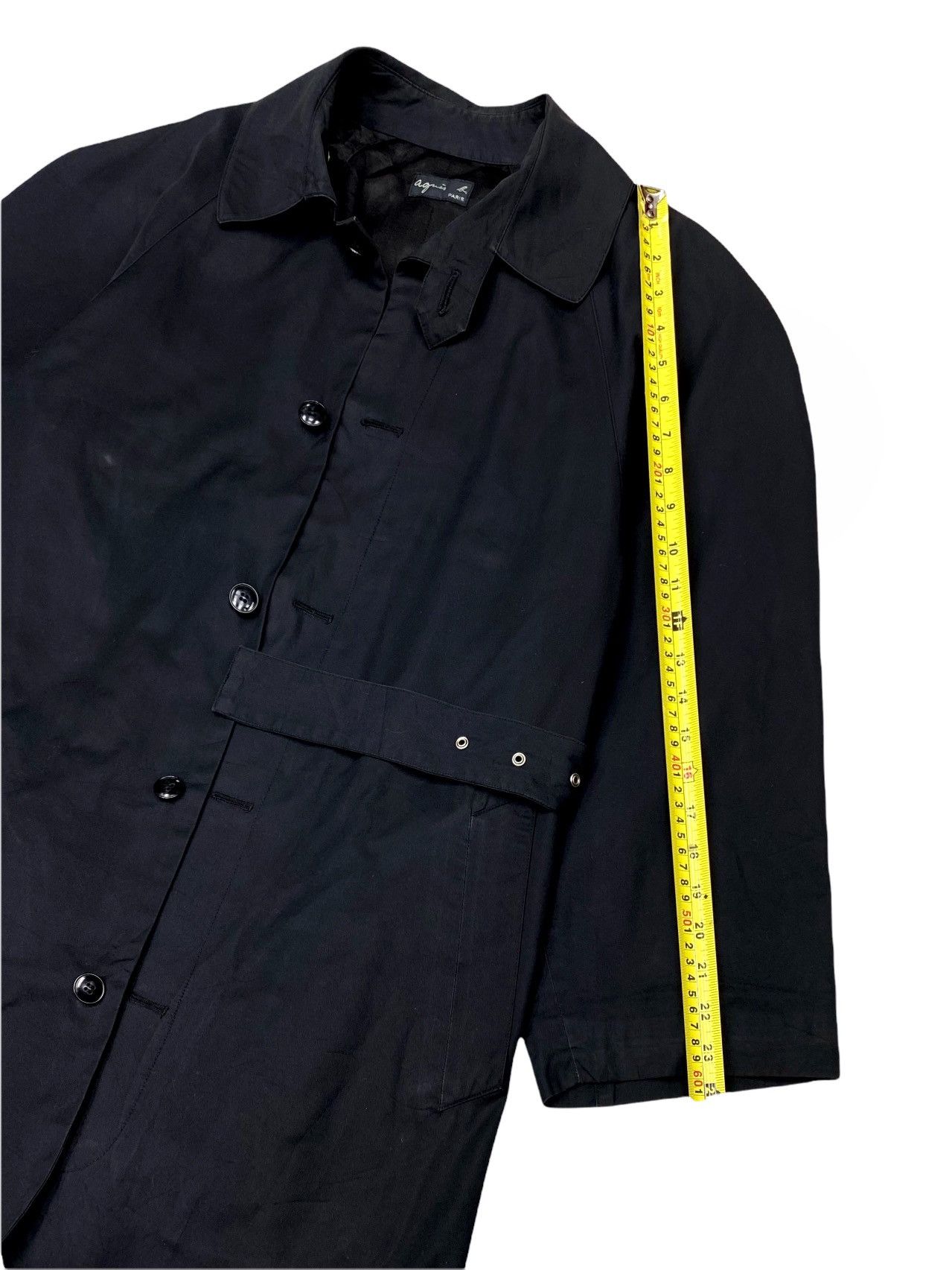 Other × agnes b. AGNES B PARIS OVERCOAT JACKET WITH BELT MADE IN JAPAN Size US M / EU 48-50 / 2 - 18 Thumbnail