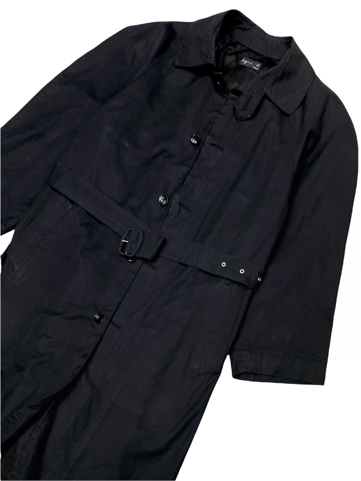 Other × agnes b. AGNES B PARIS OVERCOAT JACKET WITH BELT MADE IN JAPAN Size US M / EU 48-50 / 2 - 6 Thumbnail