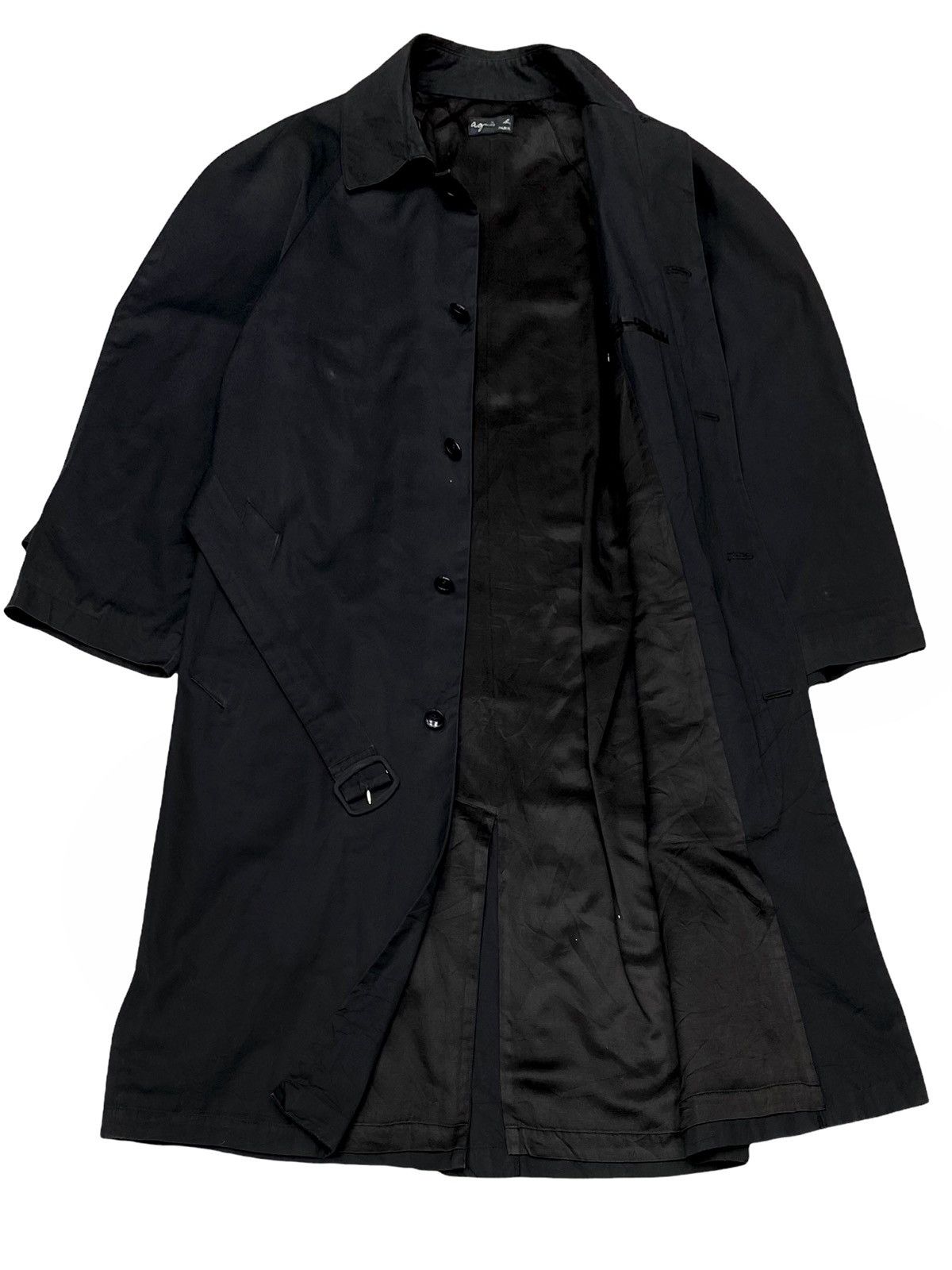 Other × agnes b. AGNES B PARIS OVERCOAT JACKET WITH BELT MADE IN JAPAN Size US M / EU 48-50 / 2 - 13 Thumbnail