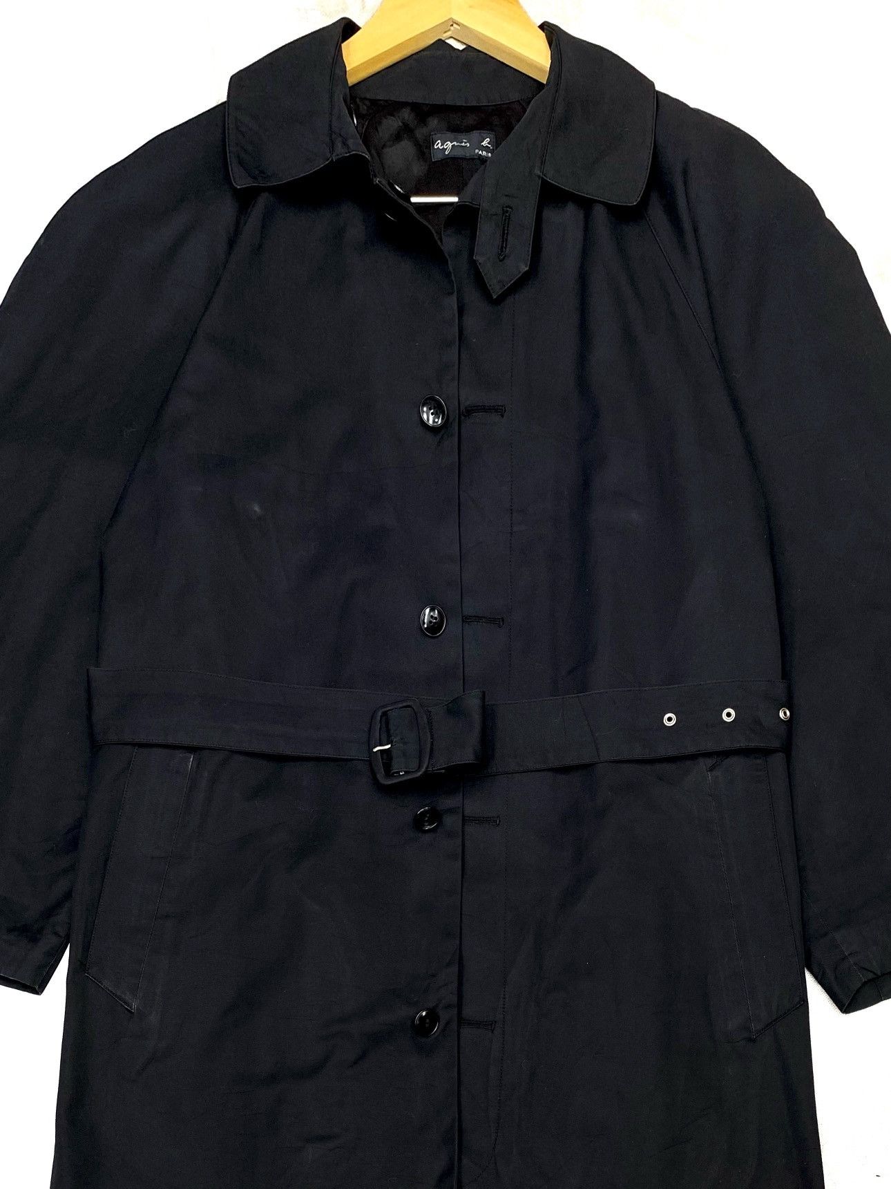 Other × agnes b. AGNES B PARIS OVERCOAT JACKET WITH BELT MADE IN JAPAN Size US M / EU 48-50 / 2 - 3 Thumbnail