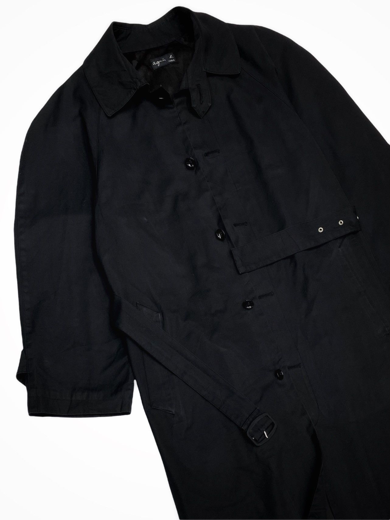 Other × agnes b. AGNES B PARIS OVERCOAT JACKET WITH BELT MADE IN JAPAN Size US M / EU 48-50 / 2 - 7 Thumbnail