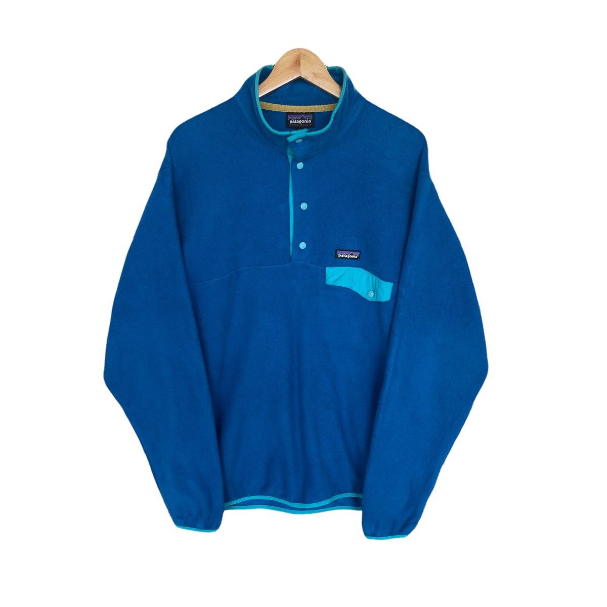 Patagonia × Vintage Patagonia Synchilla Fleece Vintage 90s Sweater Size US L / EU 52-54 / 3 - 3 Thumbnail