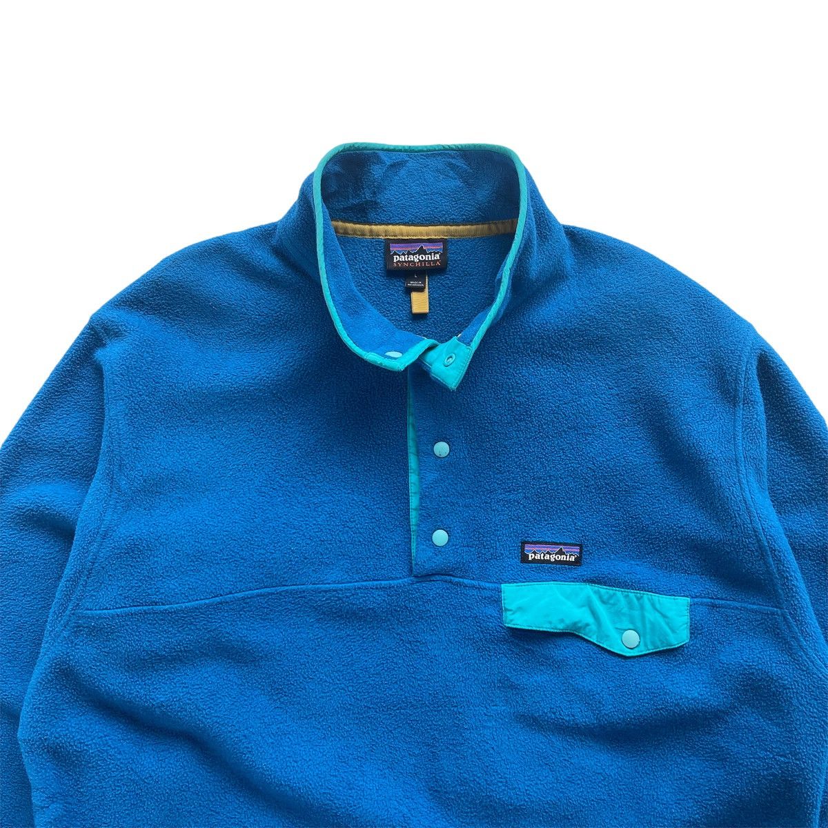 Patagonia × Vintage Patagonia Synchilla Fleece Vintage 90s Sweater Size US L / EU 52-54 / 3 - 2 Thumbnail