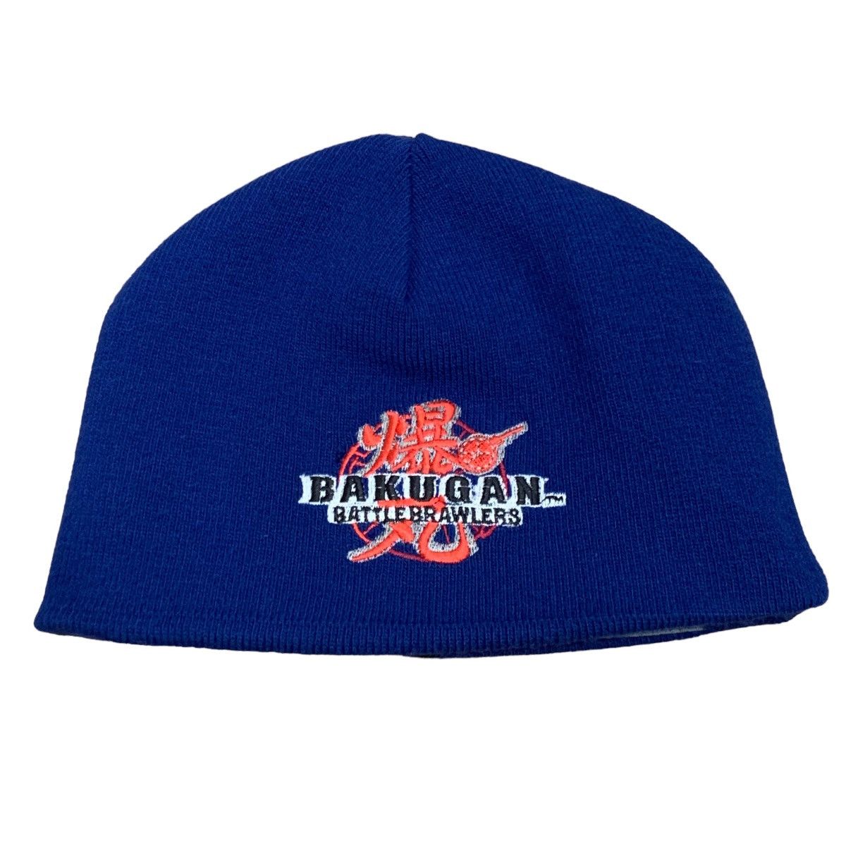 Japanese Brand Rare Vintage Bakugan Battle Brawlers Blue Reversible Beanie Size ONE SIZE - 4 Thumbnail