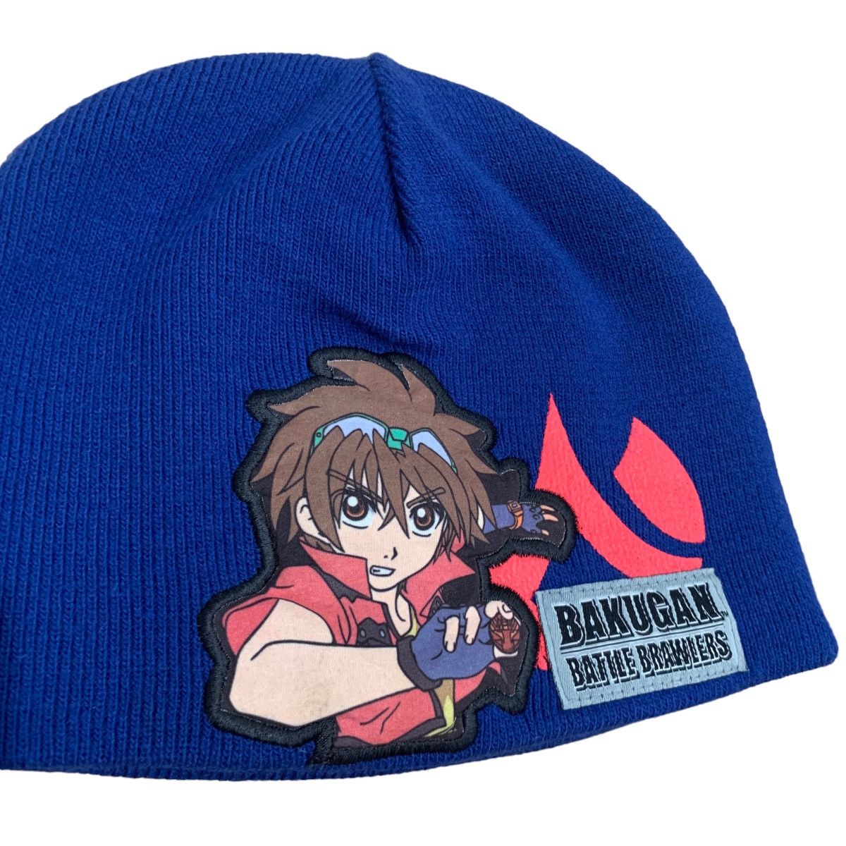 Japanese Brand Rare Vintage Bakugan Battle Brawlers Blue Reversible Beanie Size ONE SIZE - 6 Thumbnail