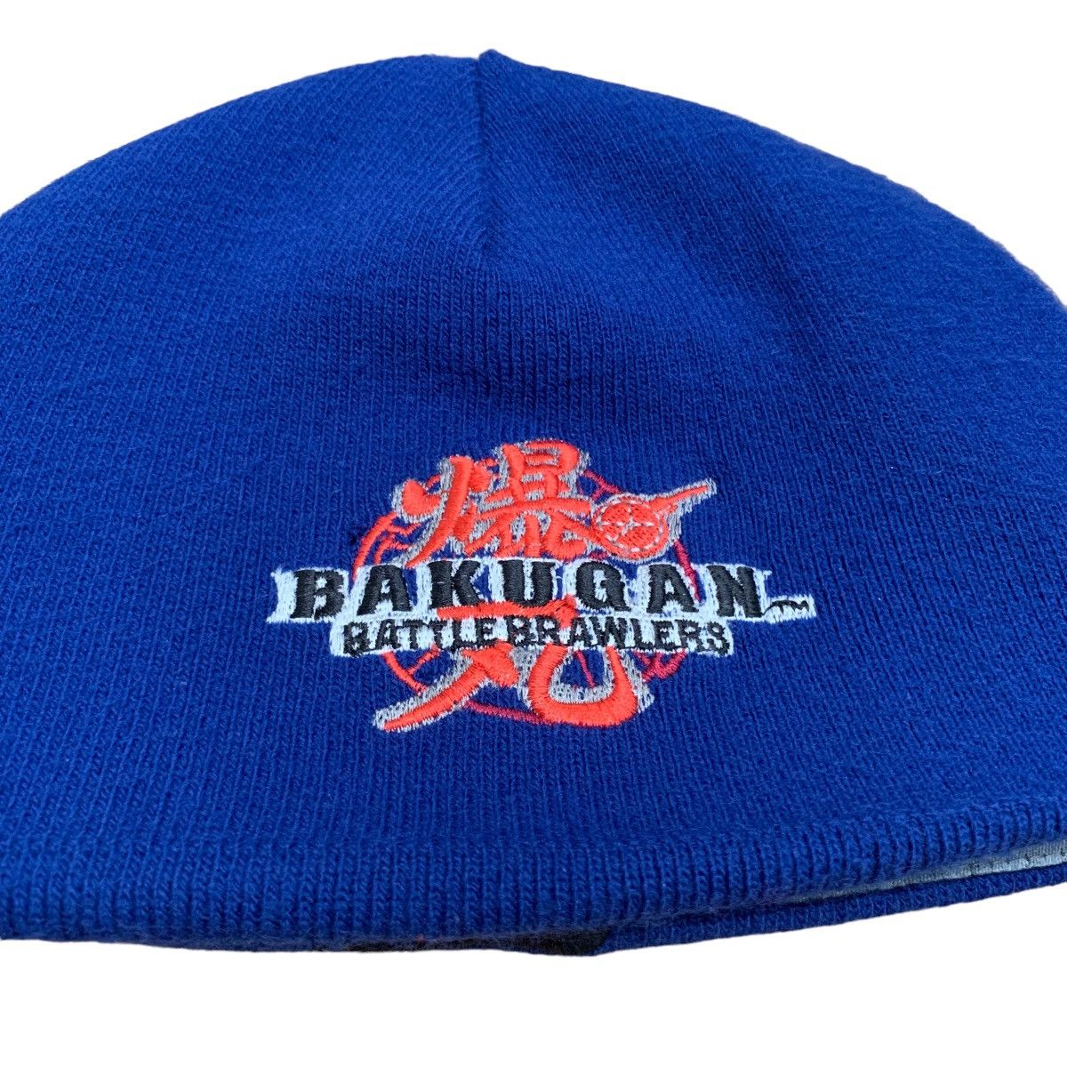 Japanese Brand Rare Vintage Bakugan Battle Brawlers Blue Reversible Beanie Size ONE SIZE - 7 Thumbnail