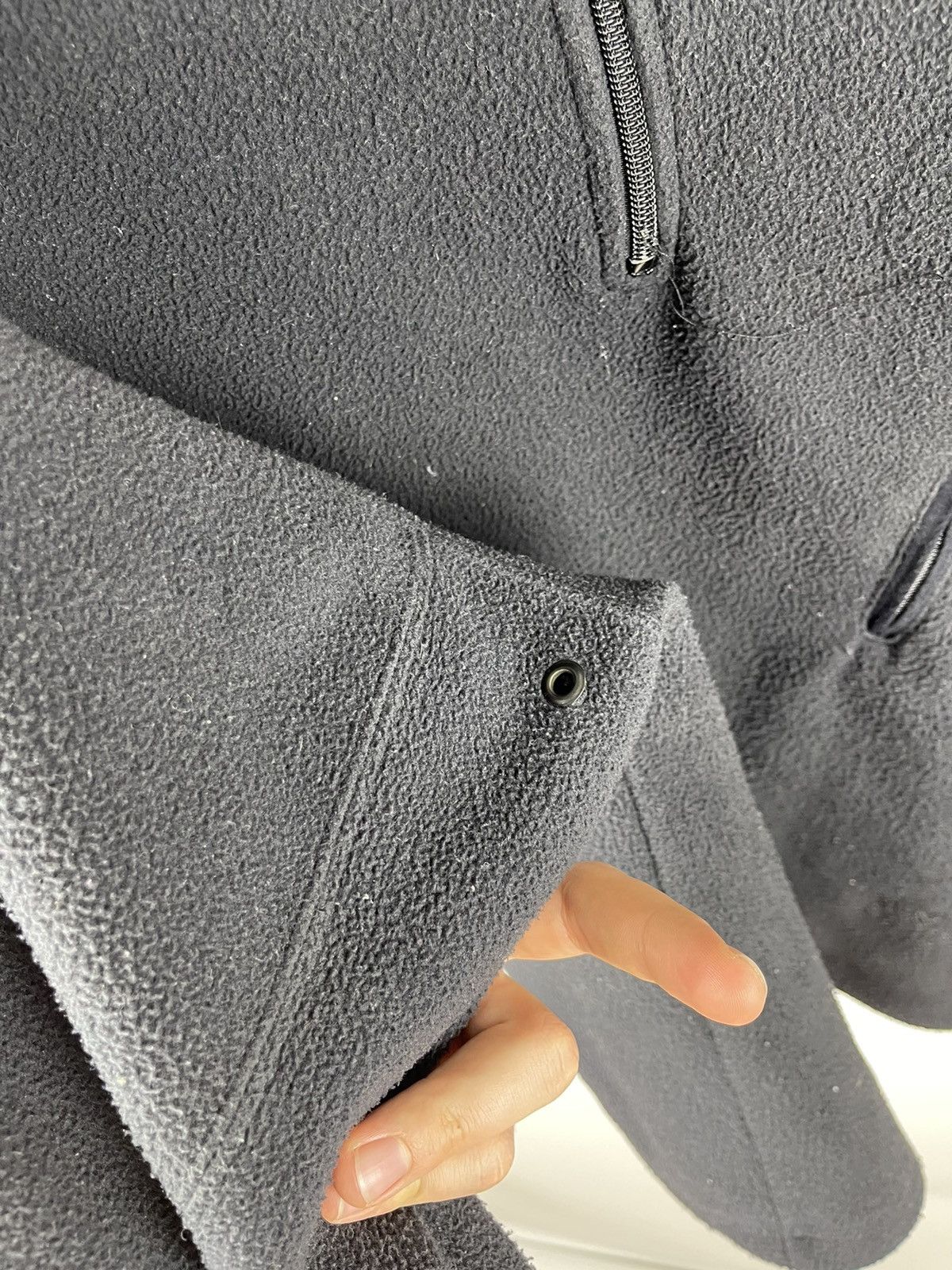 Nike Nike Vintage y2k logo Nike fleece black 1/4 zip jacket Size US M / EU 48-50 / 2 - 11 Thumbnail