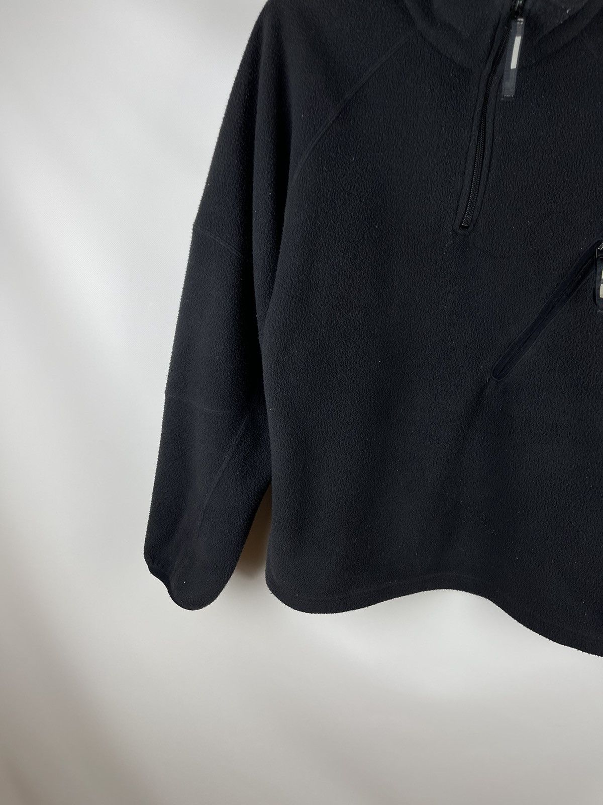 Nike Nike Vintage y2k logo Nike fleece black 1/4 zip jacket Size US M / EU 48-50 / 2 - 3 Thumbnail