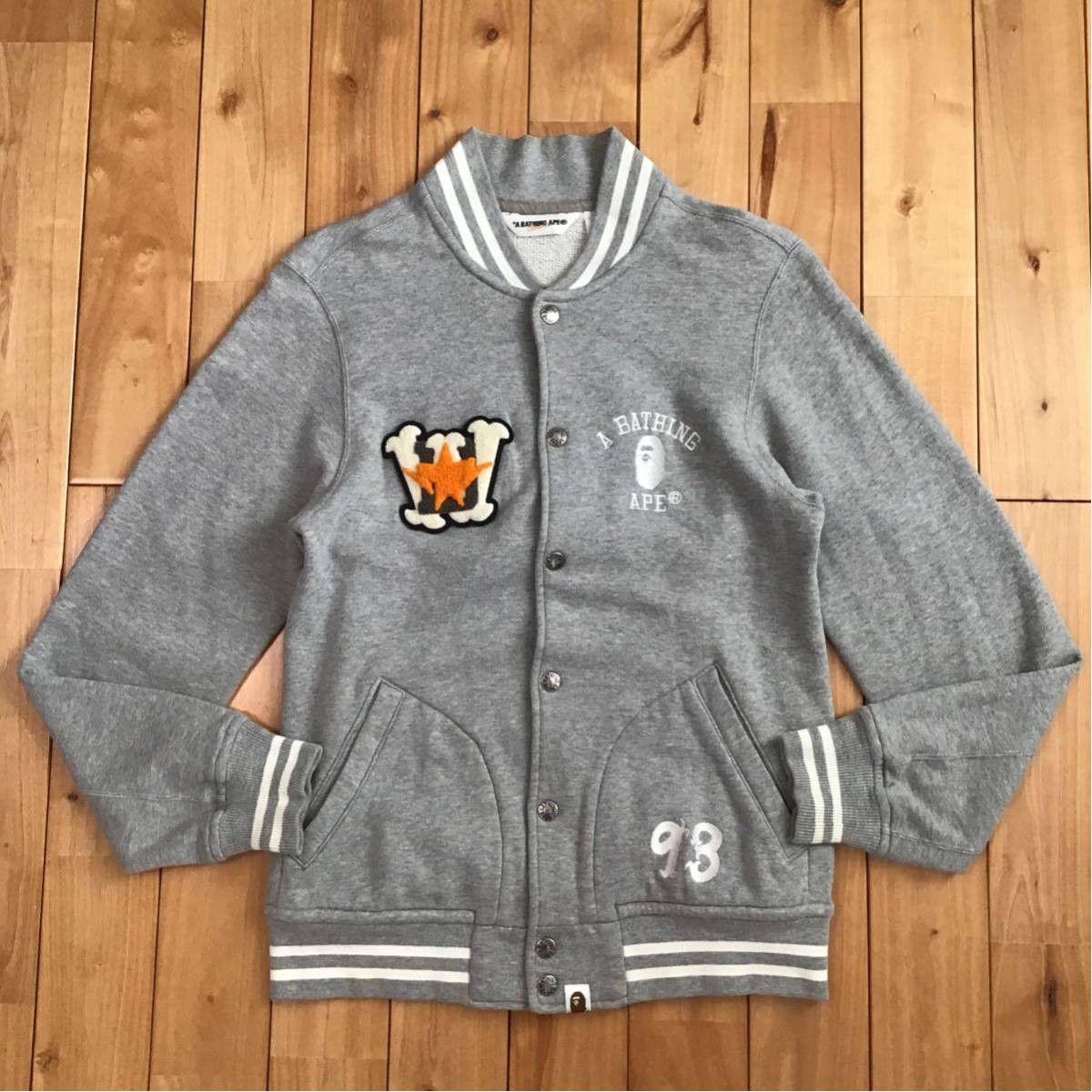 Bape BAPE STA LOGO patch sweat varsity jacket a bathing ape star Size US S / EU 44-46 / 1 - 2 Thumbnail